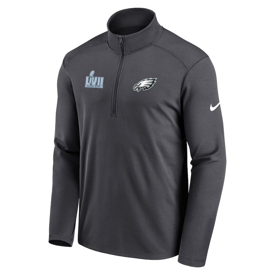 Nike Nike Philadelphia Eagles Super Bowl LVII Half-Zip Long sleev Size US XL / EU 56 / 4 - 3 Thumbnail