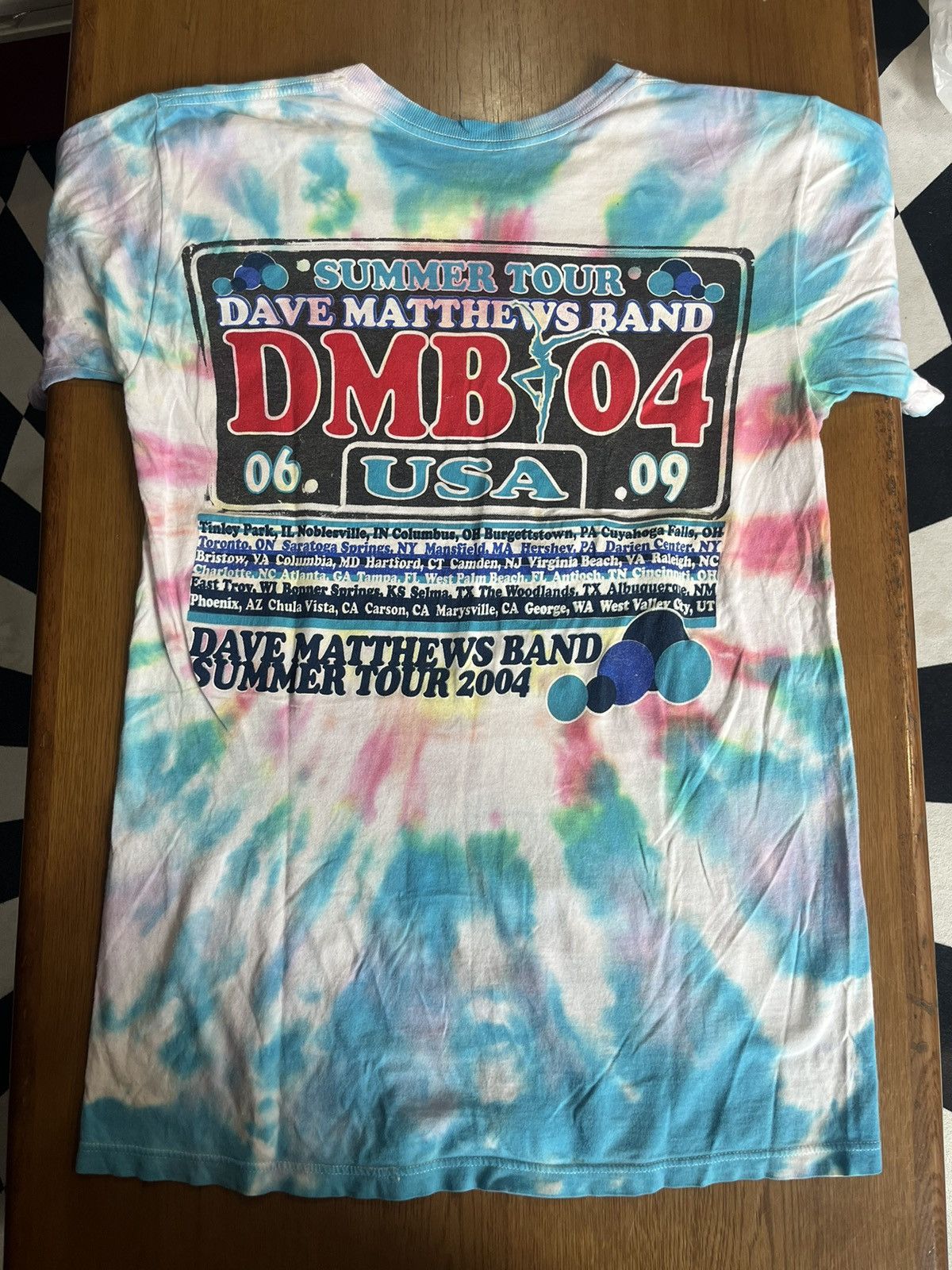 Vintage Vintage DAVE MATTHEWS BAND SUMMER TOUR 2004’s Tshirt Size US M / EU 48-50 / 2 - 8 Thumbnail