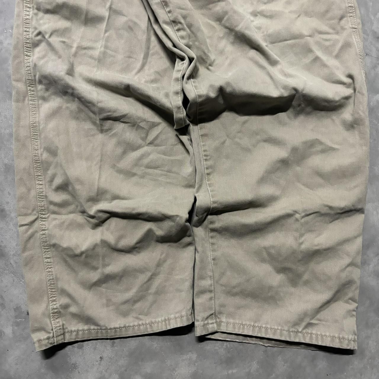 Japanese Brand × Vintage Crazy Vintage Y2K/2000s Baggy Khaki Skater Carpenter Workwear Pants! Size US 36 / EU 52 - 6 Thumbnail