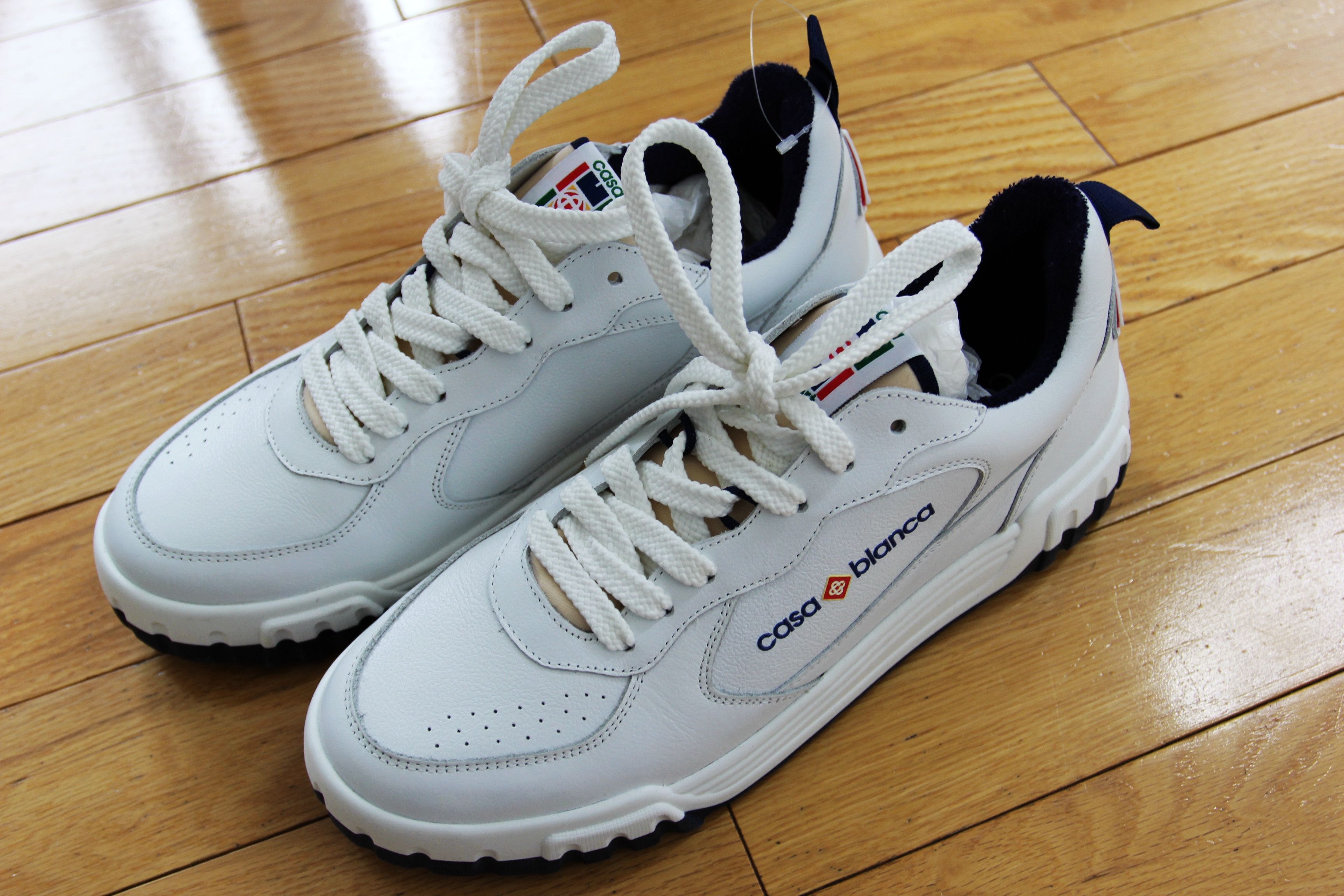 Casablanca BNWT AW24 CASABLANCA LEATHER COURT SNEAKERS 44 Size US 11 / EU 44 - 2 Thumbnail