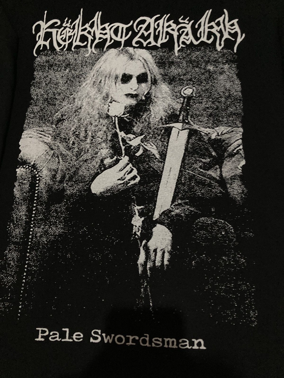 Band Tees Kekht Arakh Pale swordsman longsleeve black metal tee Size US XL / EU 56 / 4 - 3 Thumbnail