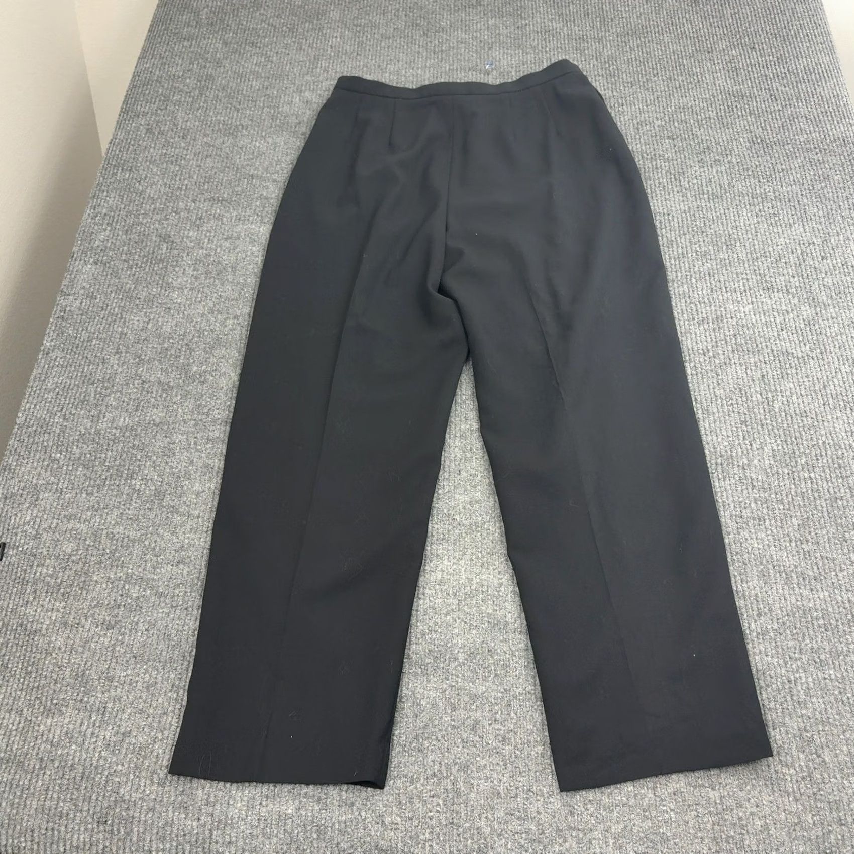 Eddie Bauer Eddie Bauer Womens 16 Black Wool Lined High Rise Straight Leg Classic Pants Size 38" / US 16 / IT 52 - 7 Thumbnail