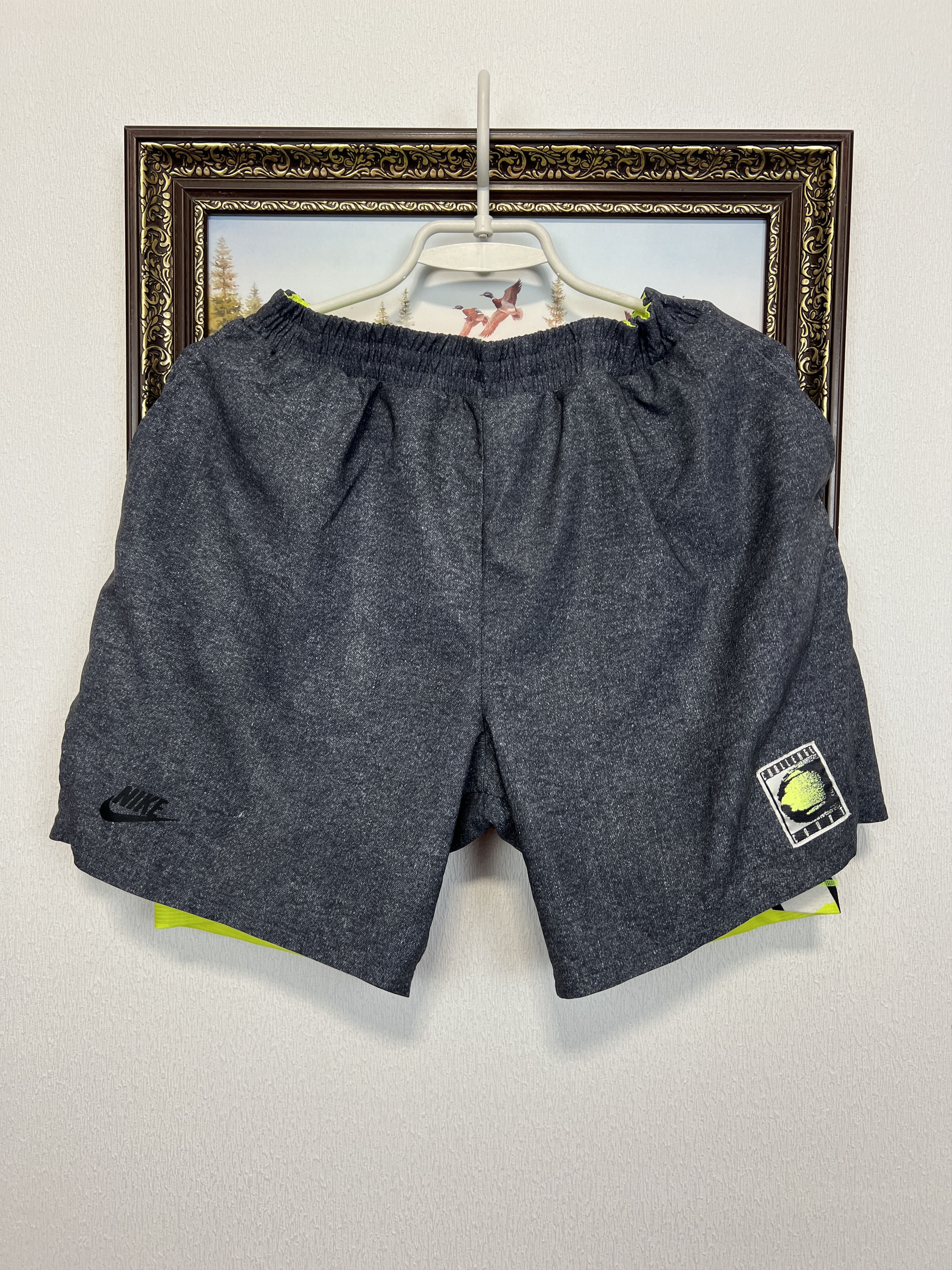 Nike Challenge Court Andre Agassi US Open Denim Tennis Shorts Size US 32 / EU 48 - 1 Thumbnail