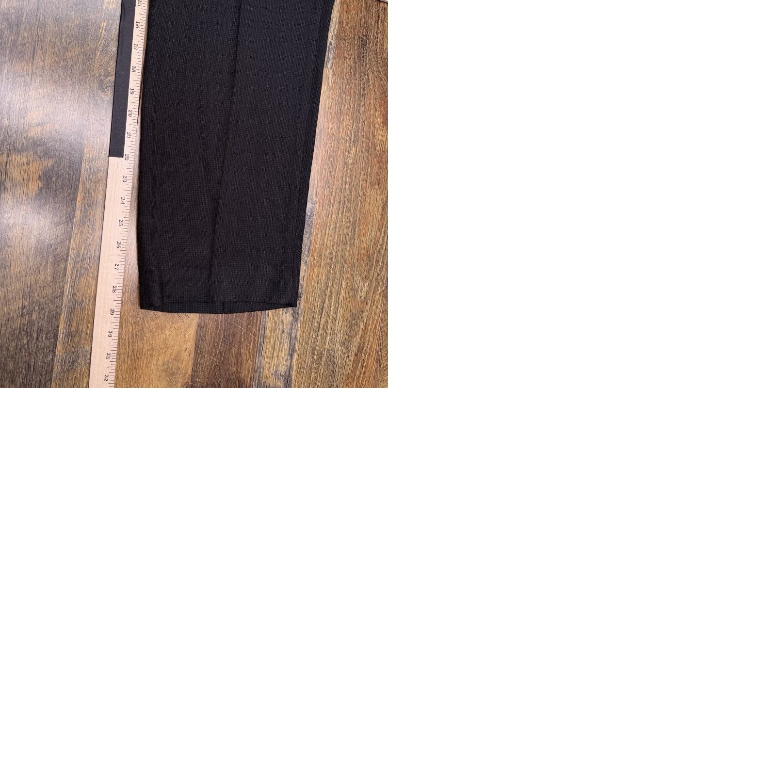Perry Ellis Perry Ellis Travel Luxe Dress Pants Mens 38x30 Brown Polyester Blend Flat Front Straight Leg Regular Inseam 30 Zip Non Iron New Size US 38 / EU 54 - 9 Thumbnail