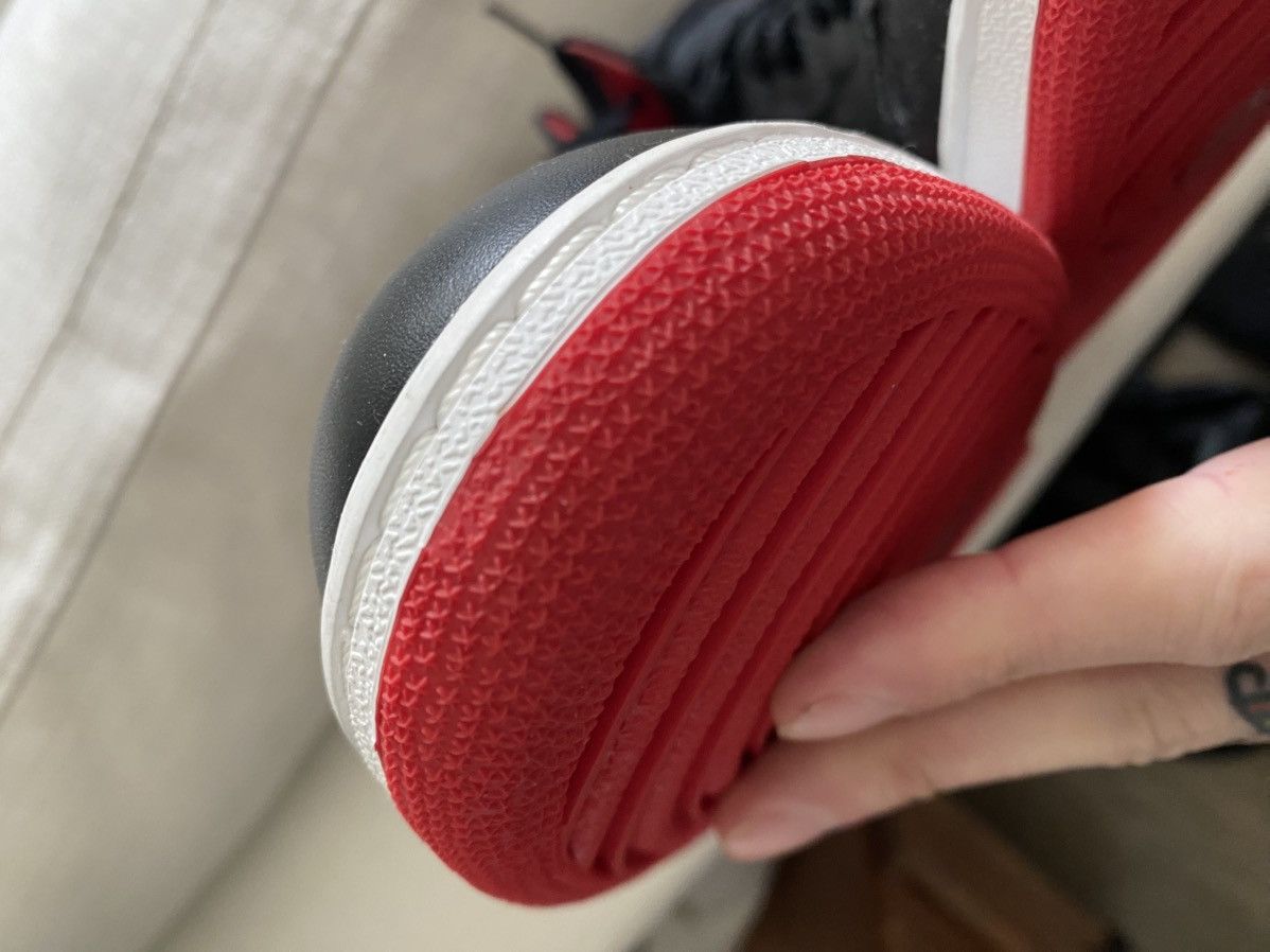 Jordan Brand Retro 1 Bred Jordan Shoes Size US 11.5 / EU 44-45 - 3 Thumbnail