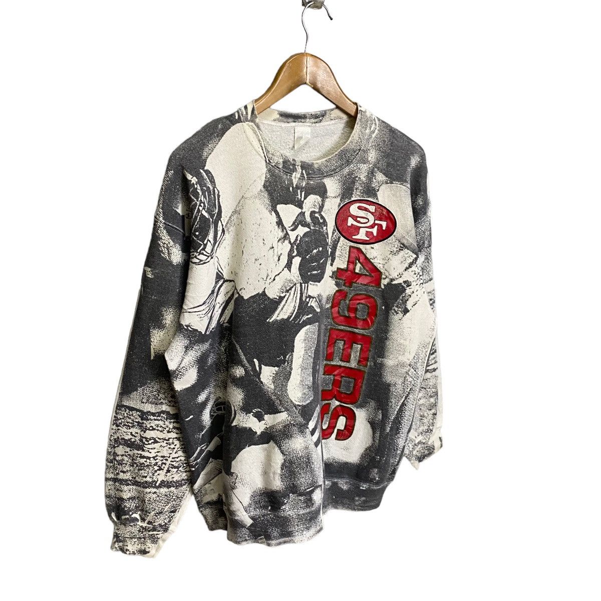NFL × Vintage Vintage 90s SF 49ers over print sweat Size US M / EU 48-50 / 2 - 2 Thumbnail