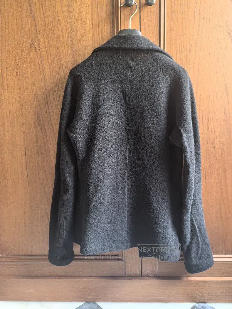 Yohji Yamamoto Yohji Yamamoto Black wool lapel jacket Size US M / EU 48-50 / 2 - 2 Thumbnail