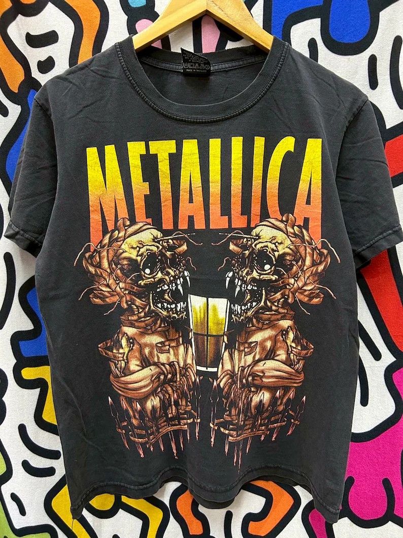 Vintage Vintage 2000s Metallica tshirt size M Size US M / EU 48-50 / 2 - 2 Thumbnail