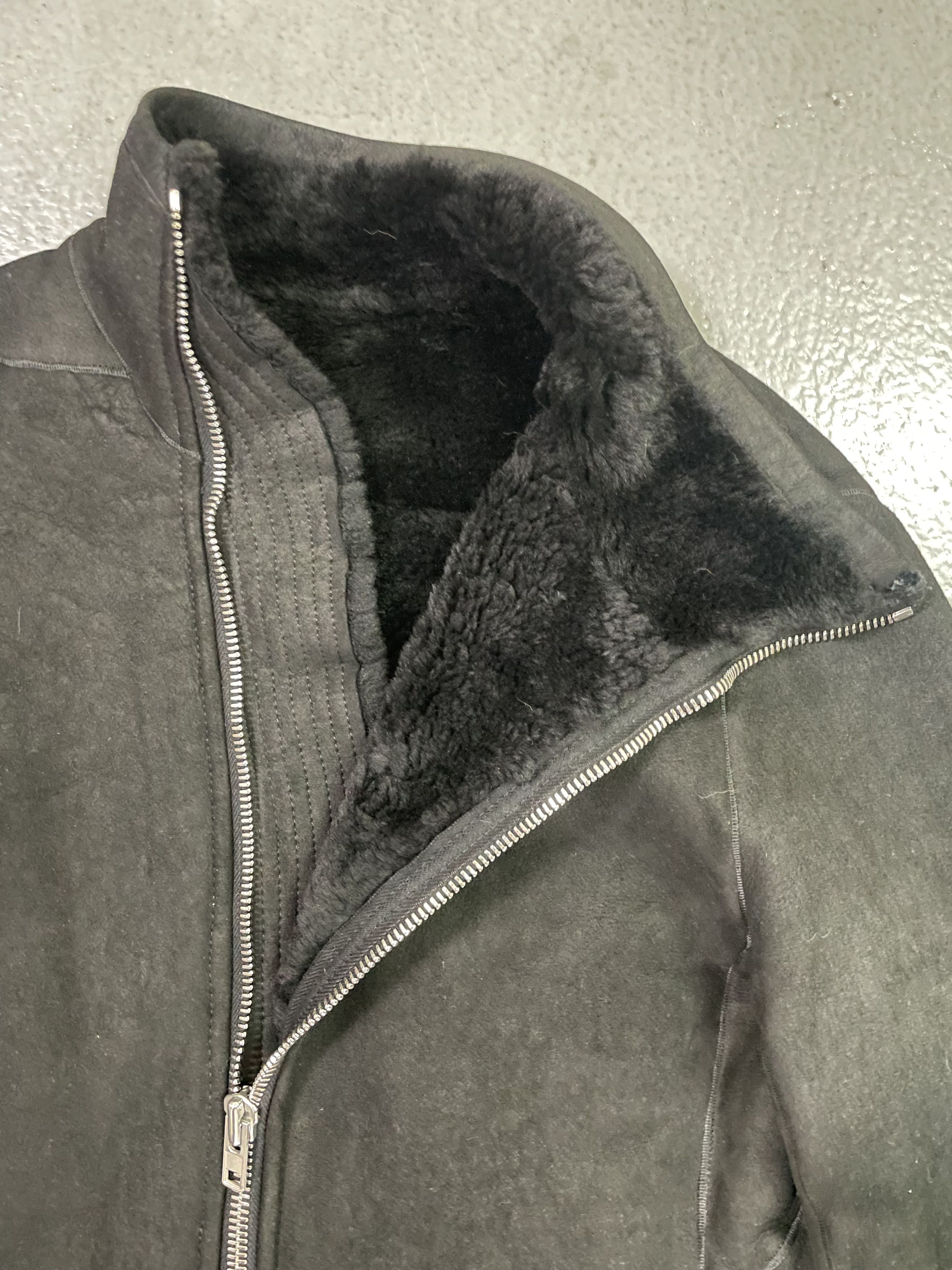 Rick Owens Rick Owens Blistered Lamb Leather Shearling Bauhaus Jacket Size US S / EU 44-46 / 1 - 4 Thumbnail