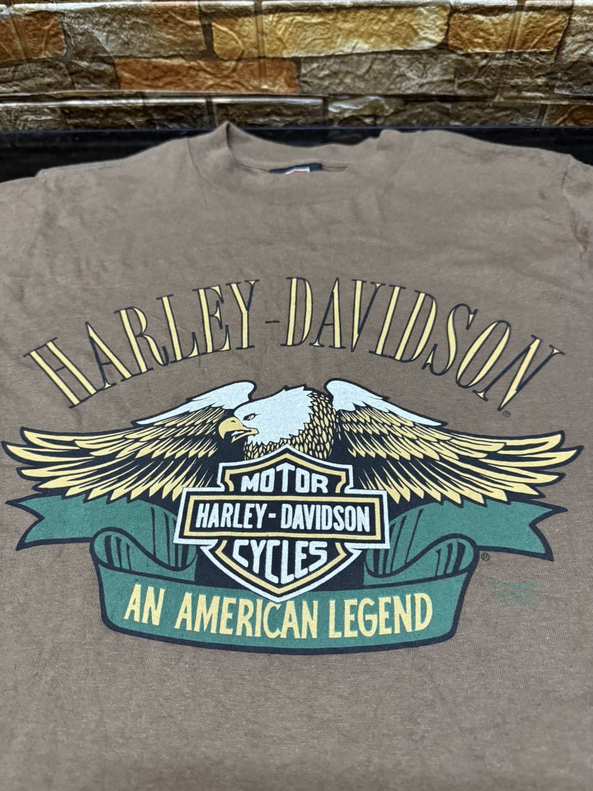 Harley Davidson Vintage 90s 3D Emblem Harley Davidson Size US M / EU 48-50 / 2 - 3 Thumbnail