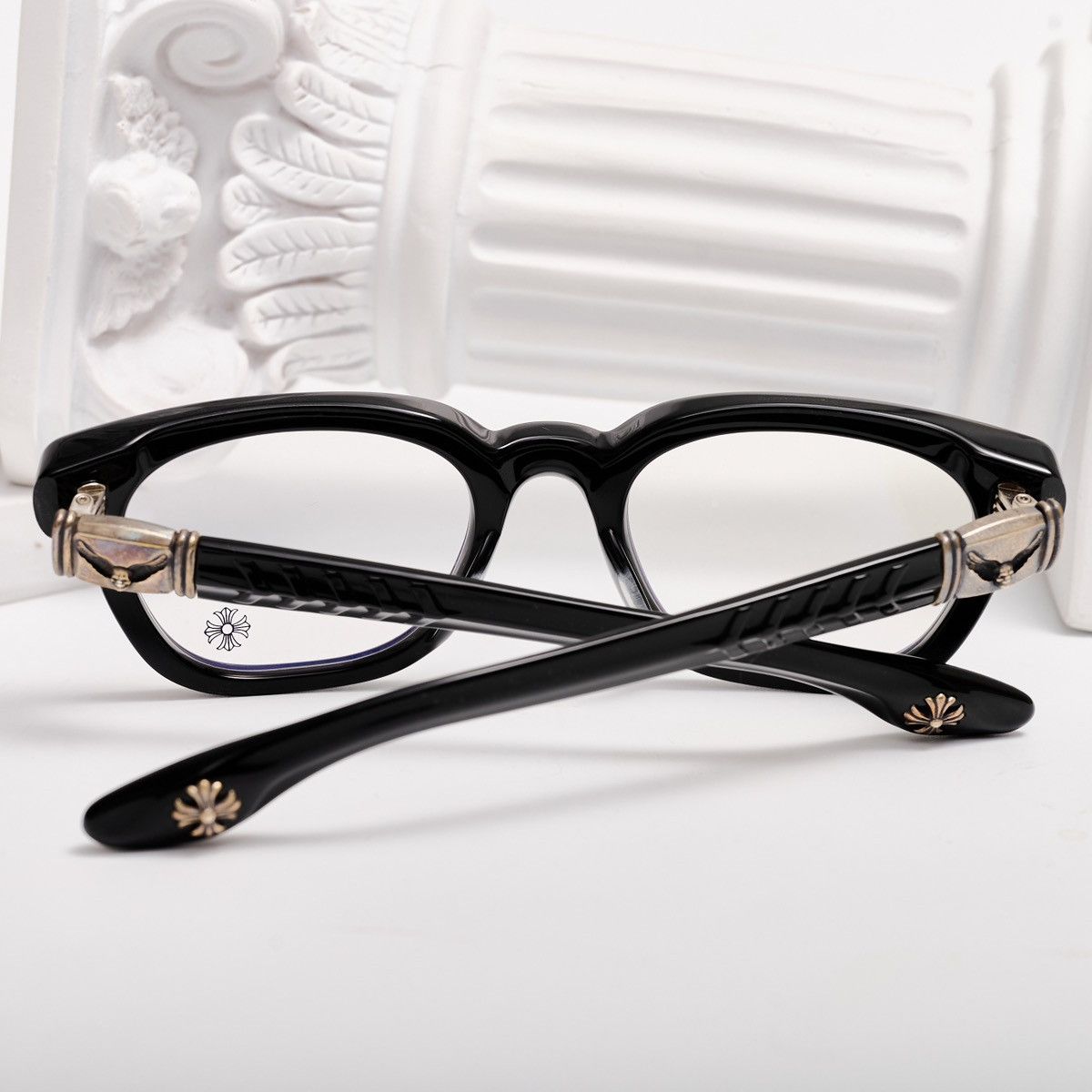 Chrome Hearts CHROME HEARTS WELL HELL YEAH BLACK GLASSES Size ONE SIZE - 7 Thumbnail