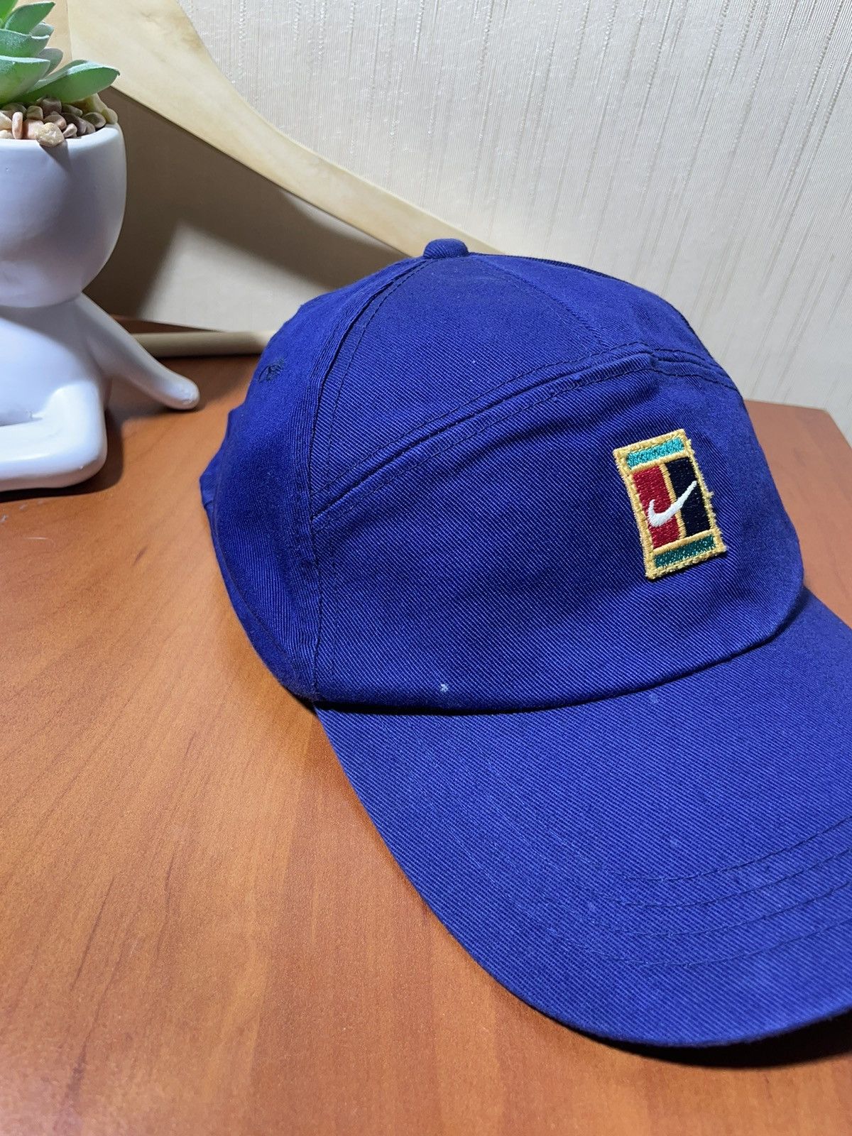 Nike × Vintage Nike court vintage cap 90s Size ONE SIZE - 5 Thumbnail