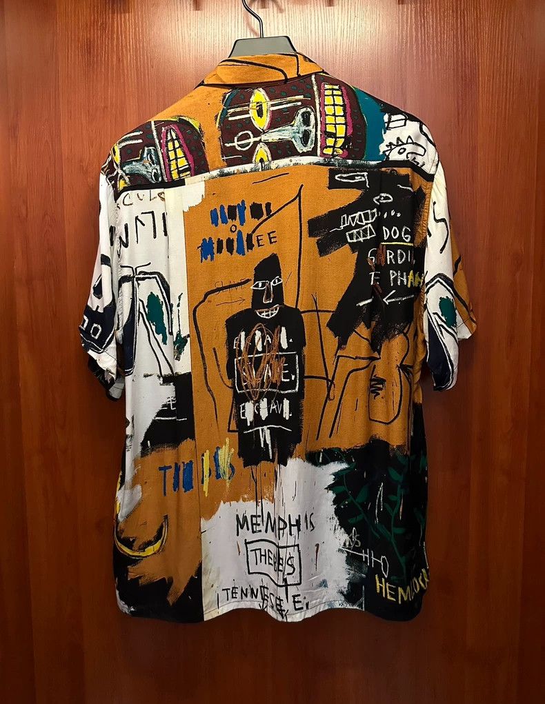 Wacko Maria Wacko Maria JEAN-MICHEL BASQUIAT Yellow Patchwork Graffiti Size US L / EU 52-54 / 3 - 2 Thumbnail