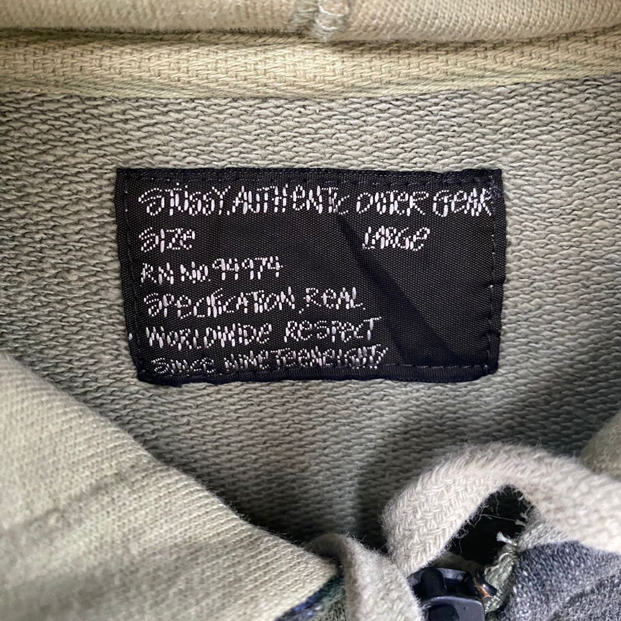 Stussy × Vintage VINTAGE STUSSY GREEK ALPHABET HOODIE LARGE Size US L / EU 52-54 / 3 - 6 Thumbnail