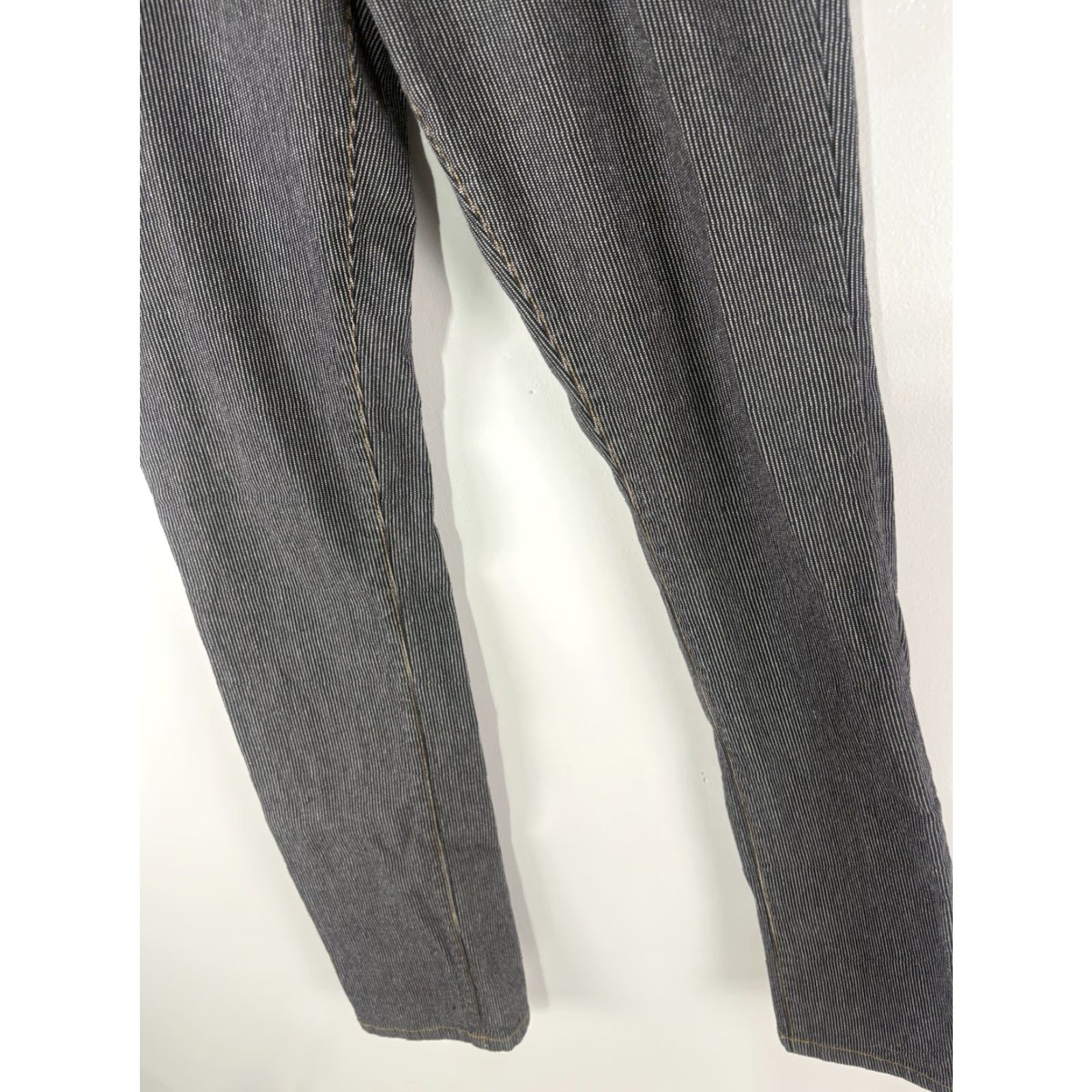 Vintage VINTAGE Rank Women's Striped Military Style Denim Jeans Size 30 Black/White 90s Grunge Size 30" / US 8 / IT 44 - 4 Thumbnail