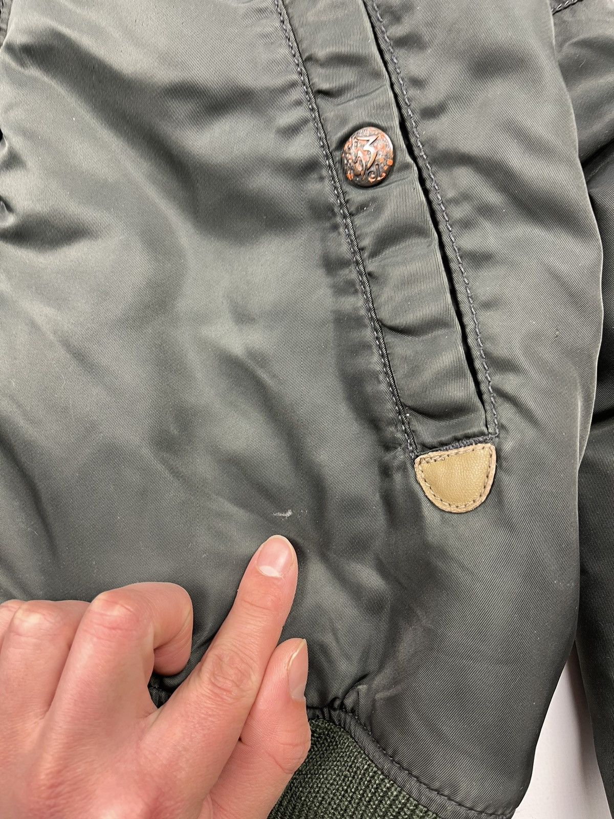 Diesel × Vintage DIESEL Vintage flight jacket thrashed faded bomber MA-1 y2k Size US M / EU 48-50 / 2 - 22 Thumbnail