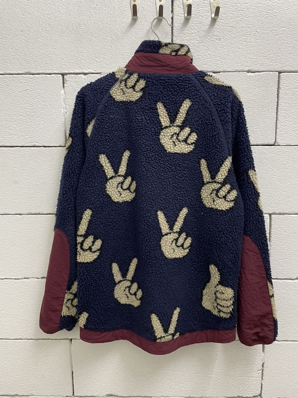 Vintage Vintage 90s Go Slow Caravan Deep Pile Retro X Fleece Jackets Size US L / EU 52-54 / 3 - 12 Thumbnail