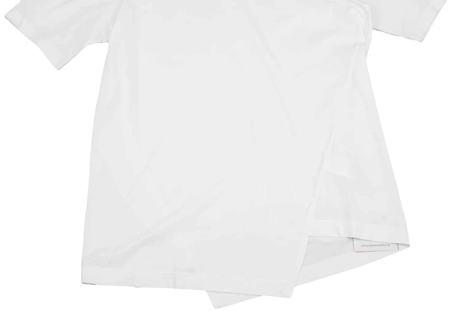 Yohji Yamamoto Bias Cut V-Neck T-Shirt in White Size US S / EU 44-46 / 1 - 5 Thumbnail