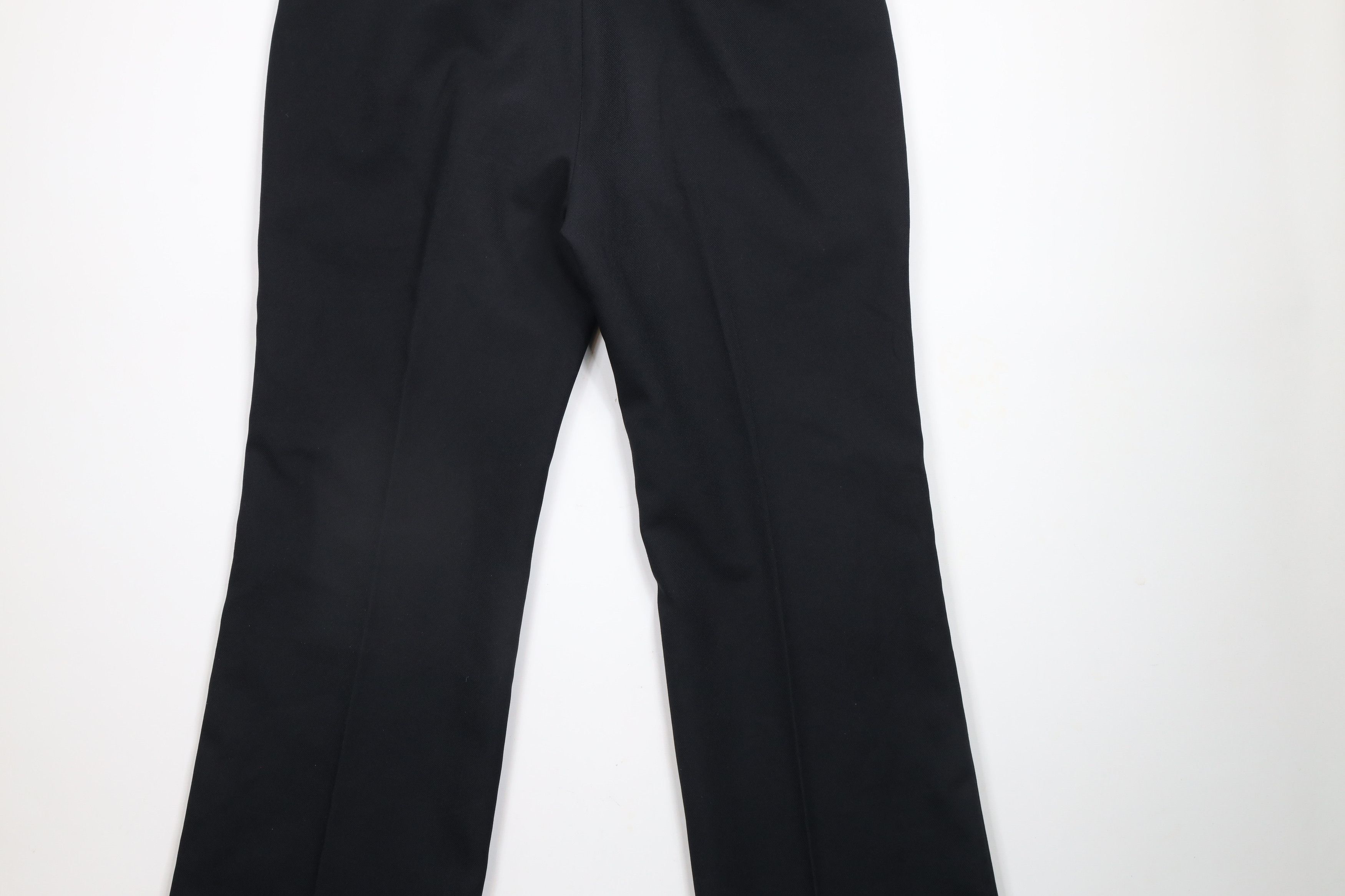 Vintage Vintage 70s Streetwear Bell Bottoms Chino Pants Black USA Size US 36 / EU 52 - 13 Thumbnail