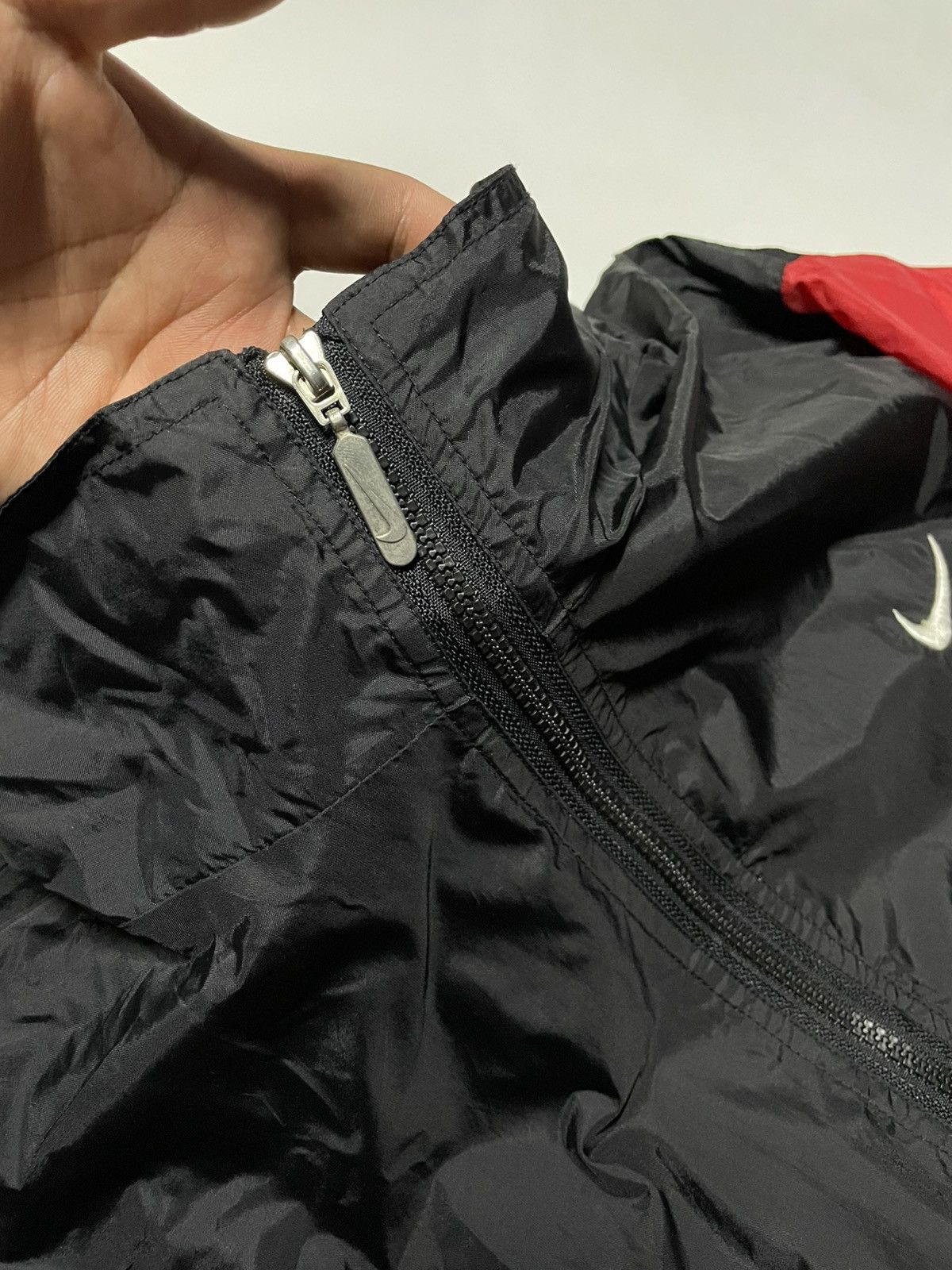 Nike × Vintage Nike Premier Just Do it Hidden hooded vintage jacket Size US L / EU 52-54 / 3 - 9 Thumbnail