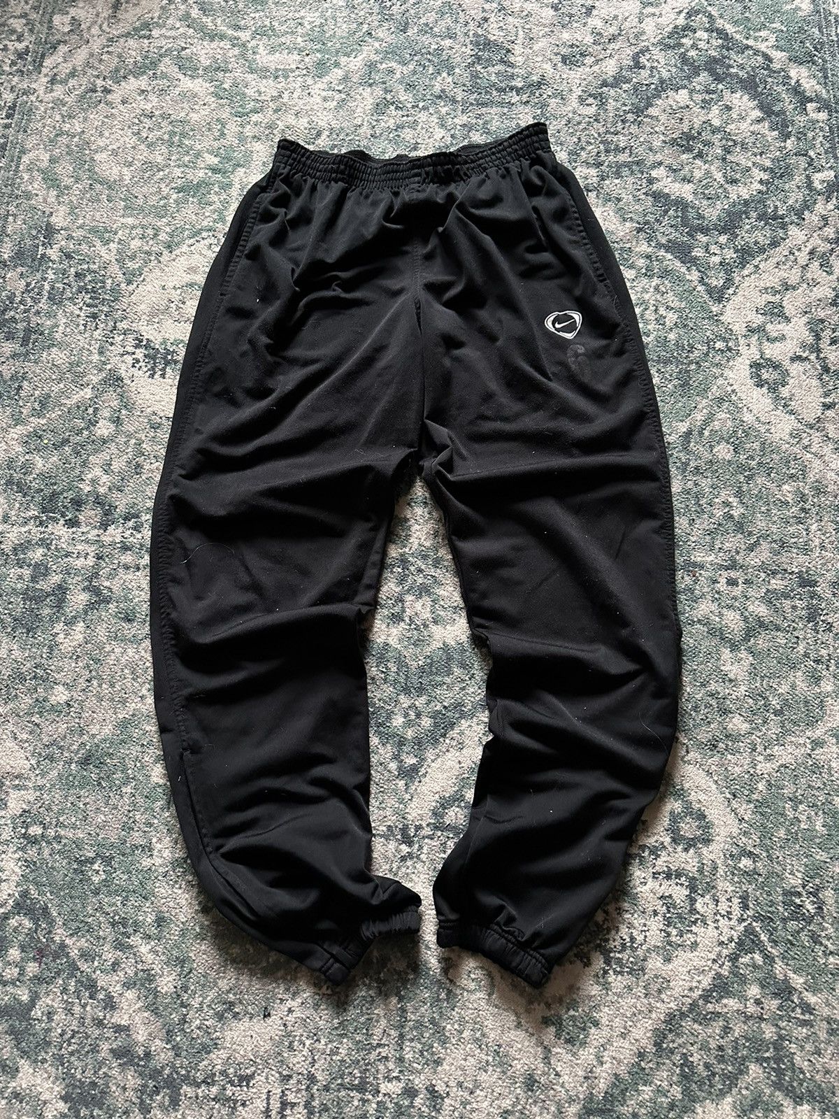 Nike × Skepta VINTAGE NIKE SWOOSH FLARED TN SKEPTA STYLE TRACK PANTS M Size US 32 / EU 48 - 1 Thumbnail