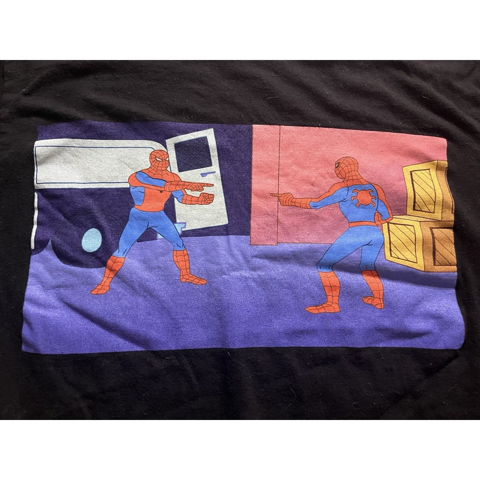 Marvel Comics Marvel SPIDER-MAN Pointing at Spider-Man Men’s Size M Size US M / EU 48-50 / 2 - 3 Thumbnail