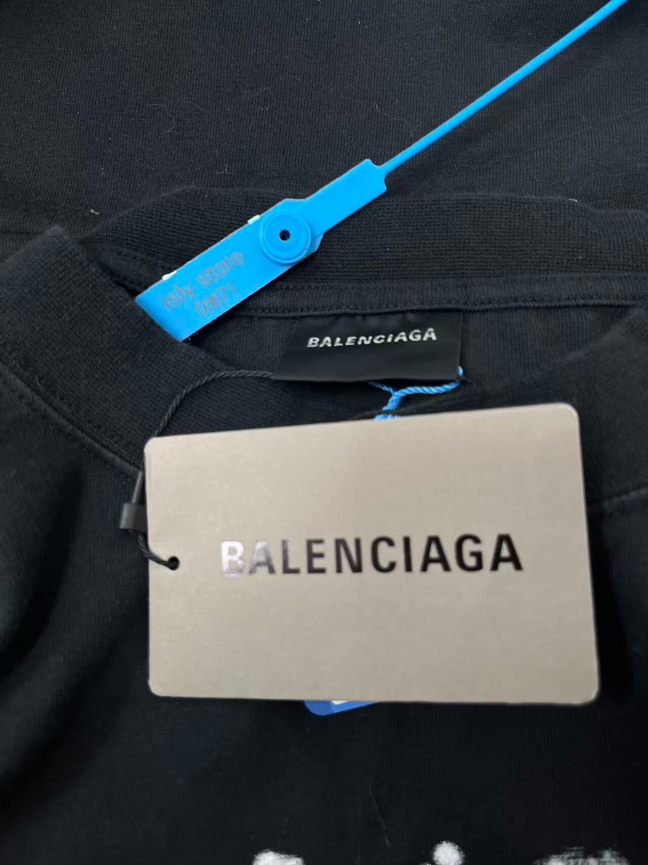 Balenciaga balenciaga short sleeve logo t-shirt Size US L / EU 52-54 / 3 - 3 Thumbnail