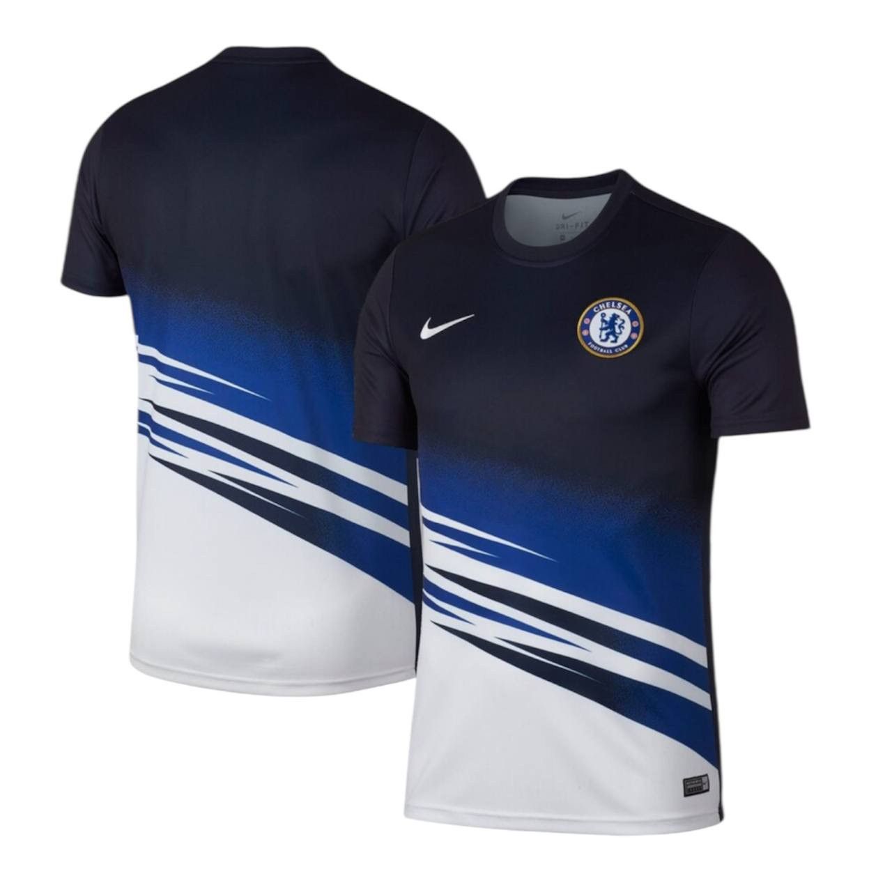 Nike 2019/20 CHELSEA FC TRAINING FOOTBALL SHIRT SOCCER JERSEY L Size US L / EU 52-54 / 3 - 3 Thumbnail