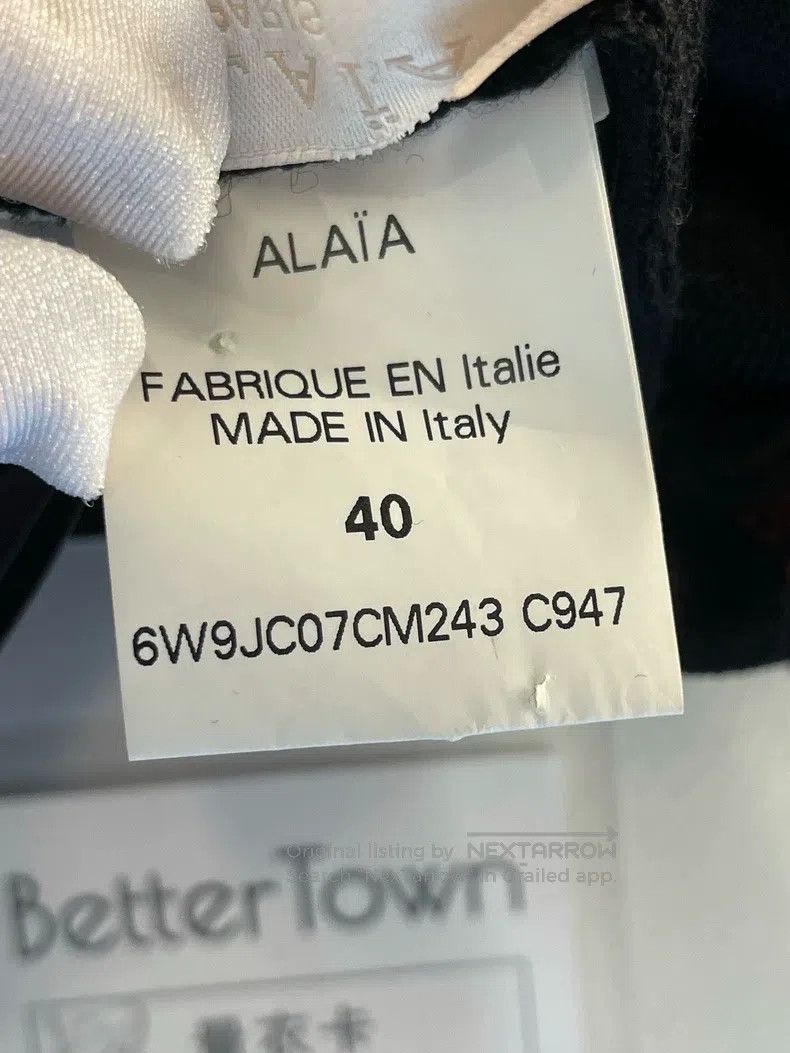 Alaia Alaia Black Orange Gradient Wool Half Skirt Size 26" / US 2 / IT 38 - 6 Thumbnail