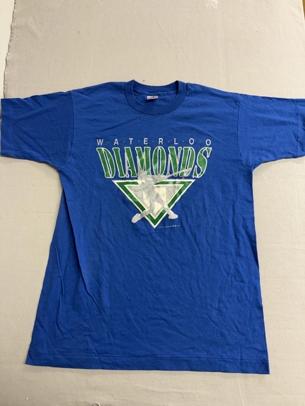 Fruit Of The Loom Vintage Waterloo Diamonds Baseball Iowa Minor League - L Size US L / EU 52-54 / 3 - 1 Thumbnail