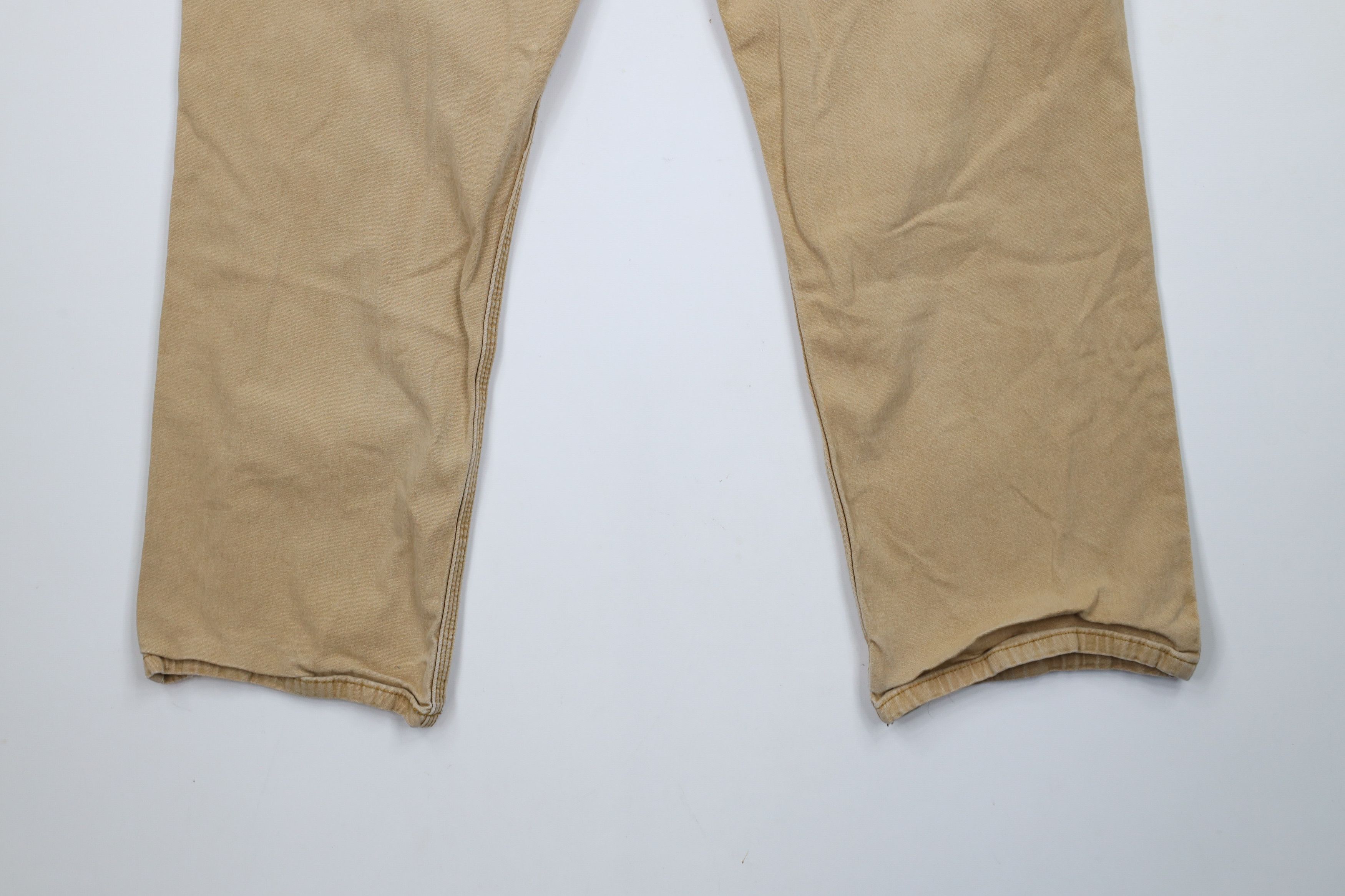Carhartt × Vintage Vintage Y2K Carhartt Relaxed Wide Leg Canvas Dungaree Pants Size US 42 / EU 58 - 12 Thumbnail