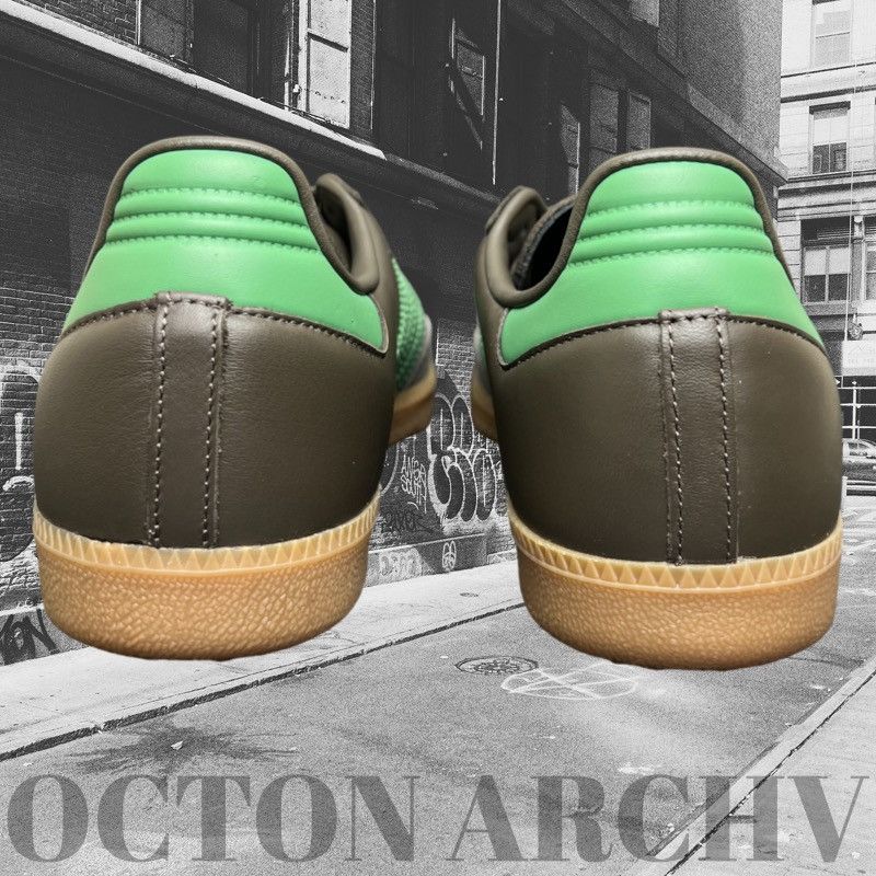 Adidas Size 11.5 - Adidas Samba OG 'Shadow Olive Green' IG6175 Size US 11.5 / EU 44-45 - 4 Thumbnail