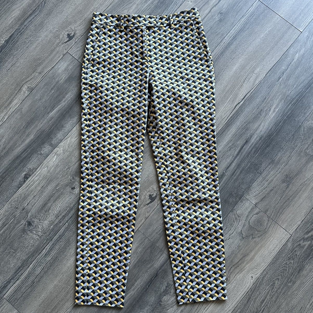 Missoni MISSONI Geometric Pattern Slim Fit Trousers Size 28" / US 6 / IT 42 - 1 Thumbnail