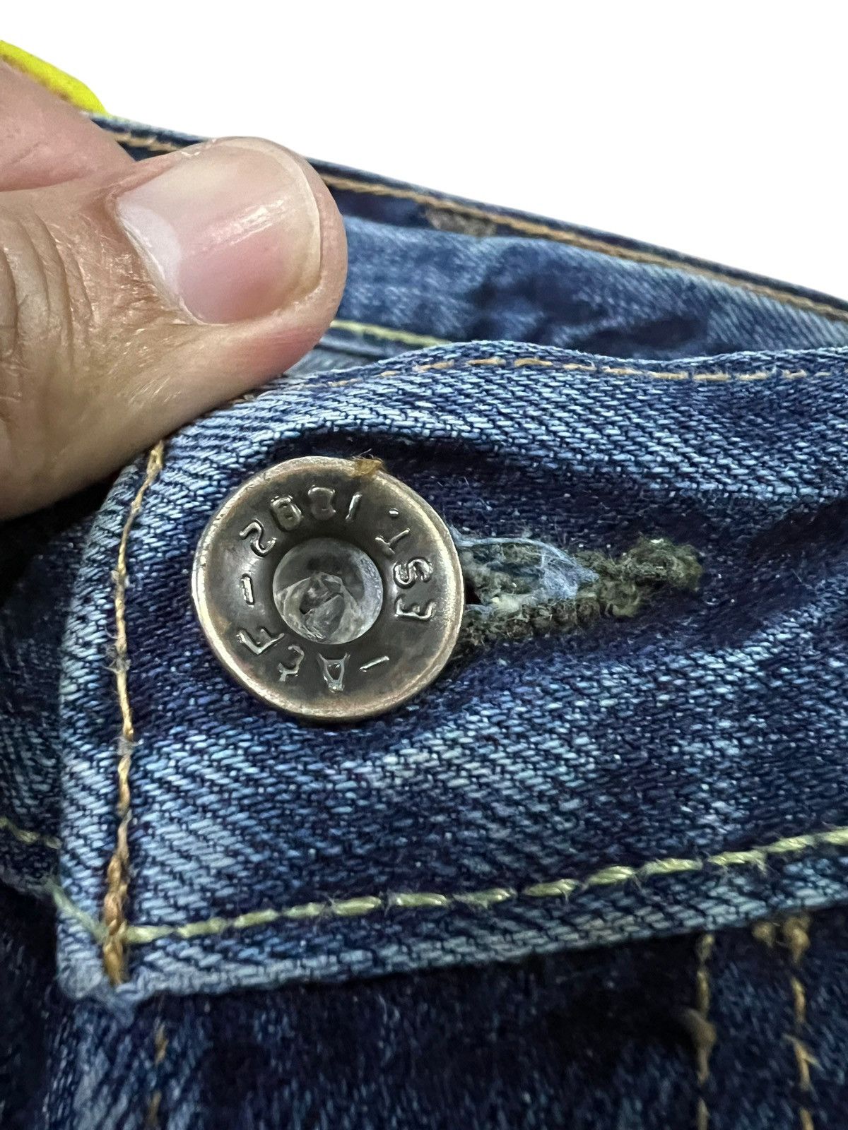 Abercrombie & Fitch × If Six Was Nine × Seditionaries ABERCROMBIE & FITCH FLARE PAINTER DENIM RARE Size US 33 - 9 Thumbnail