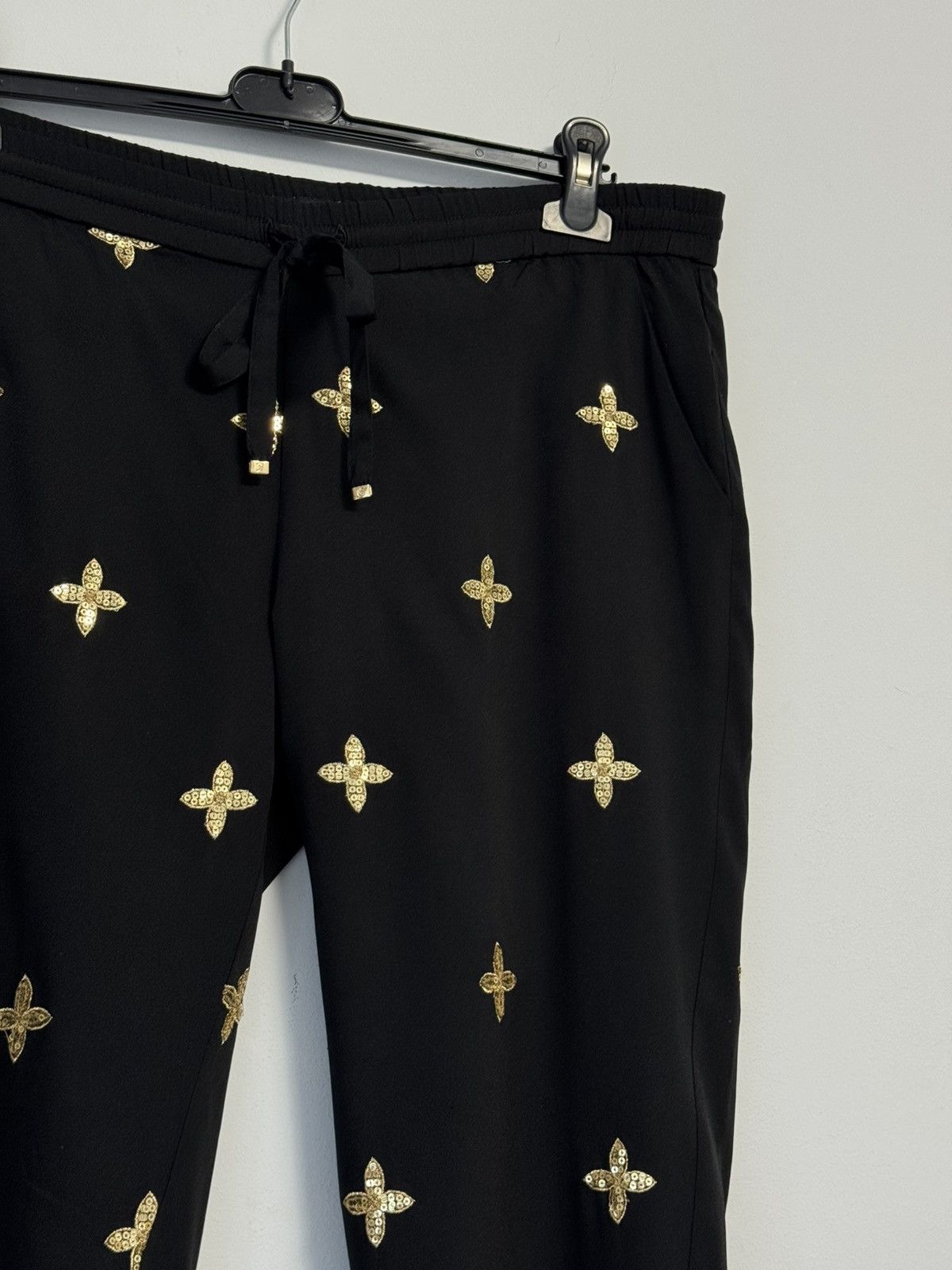 Juicy Couture Juicy Couture Womens Pants Size M Black Crepe Jogger Size 32" / US 10 / IT 46 - 4 Thumbnail