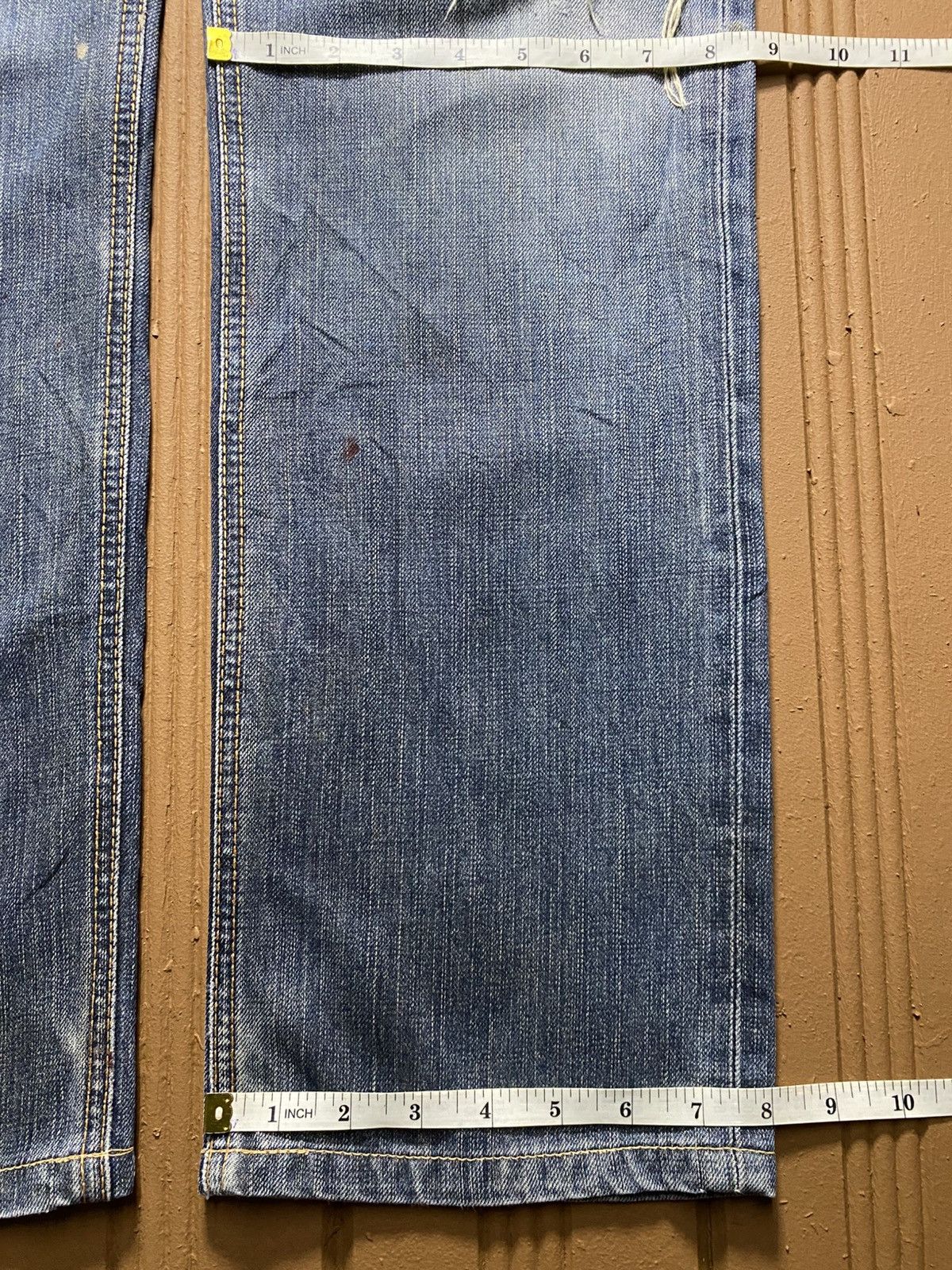Japanese Brand Vintage Edwin 503 Premium Japan Distressed Loose Jeans Size US 32 / EU 48 - 16 Thumbnail