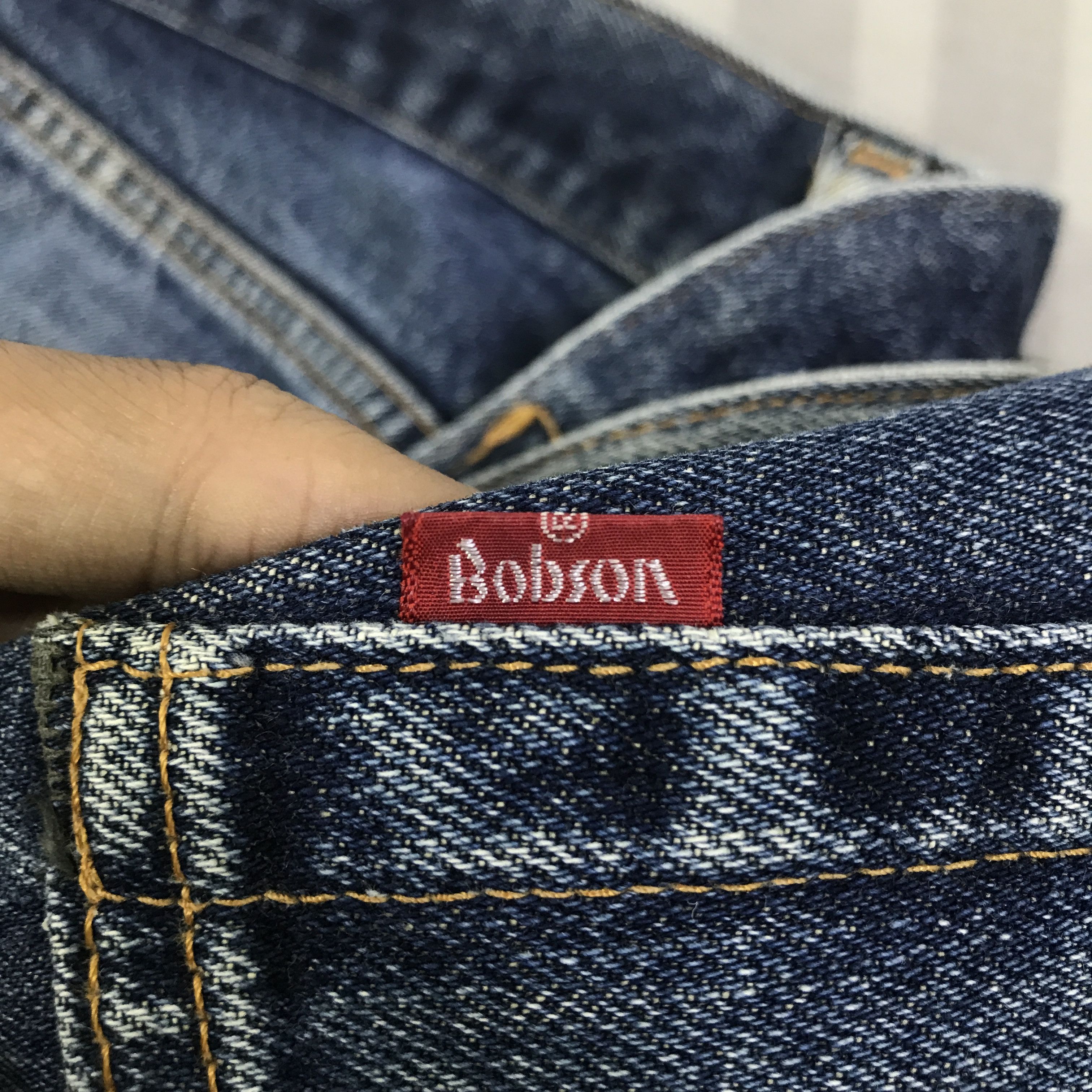 Japanese Brand Vintage Bobson Distressed Jeans pants K74B14 Size US 32 / EU 48 - 12 Thumbnail