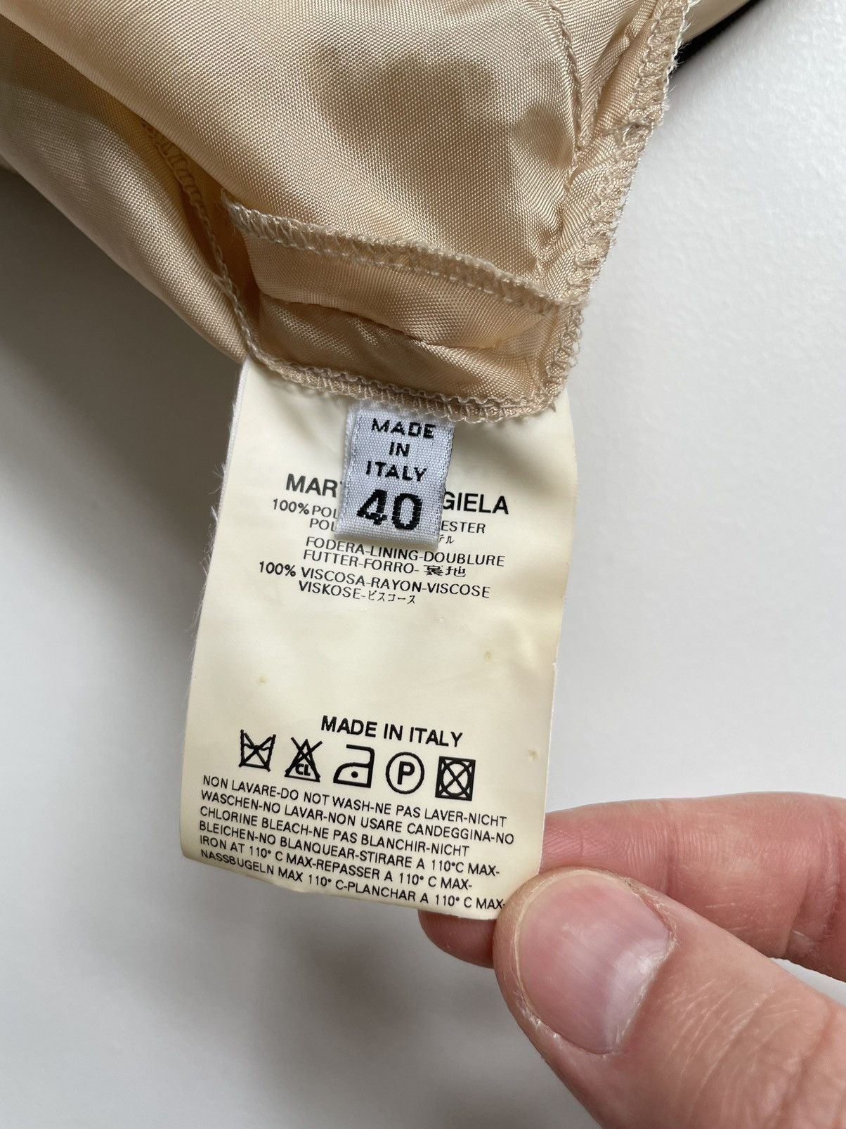 Maison Margiela S/S 03 Raw Edge Lifted Up Skirt Dress Size M / US 6-8 / IT 42-44 - 8 Thumbnail