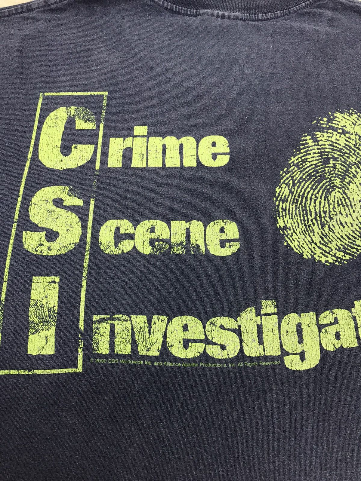 Vintage Vintage Distressed Crime Scene Investigation CSI Tees Size US L / EU 52-54 / 3 - 5 Thumbnail