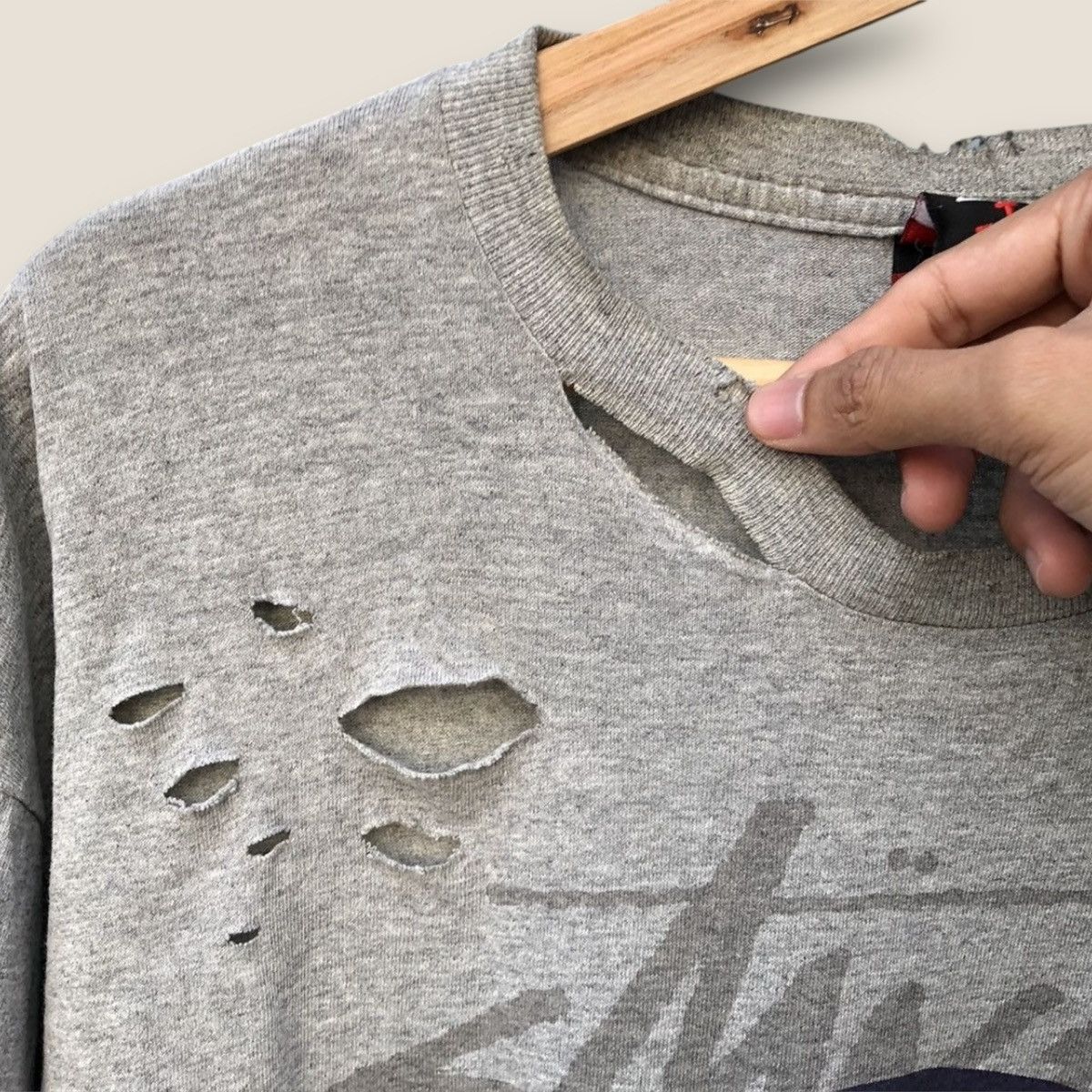 Stussy Vintage Stussy One World One Crew Distressed Grunge tees Size US L / EU 52-54 / 3 - 7 Thumbnail