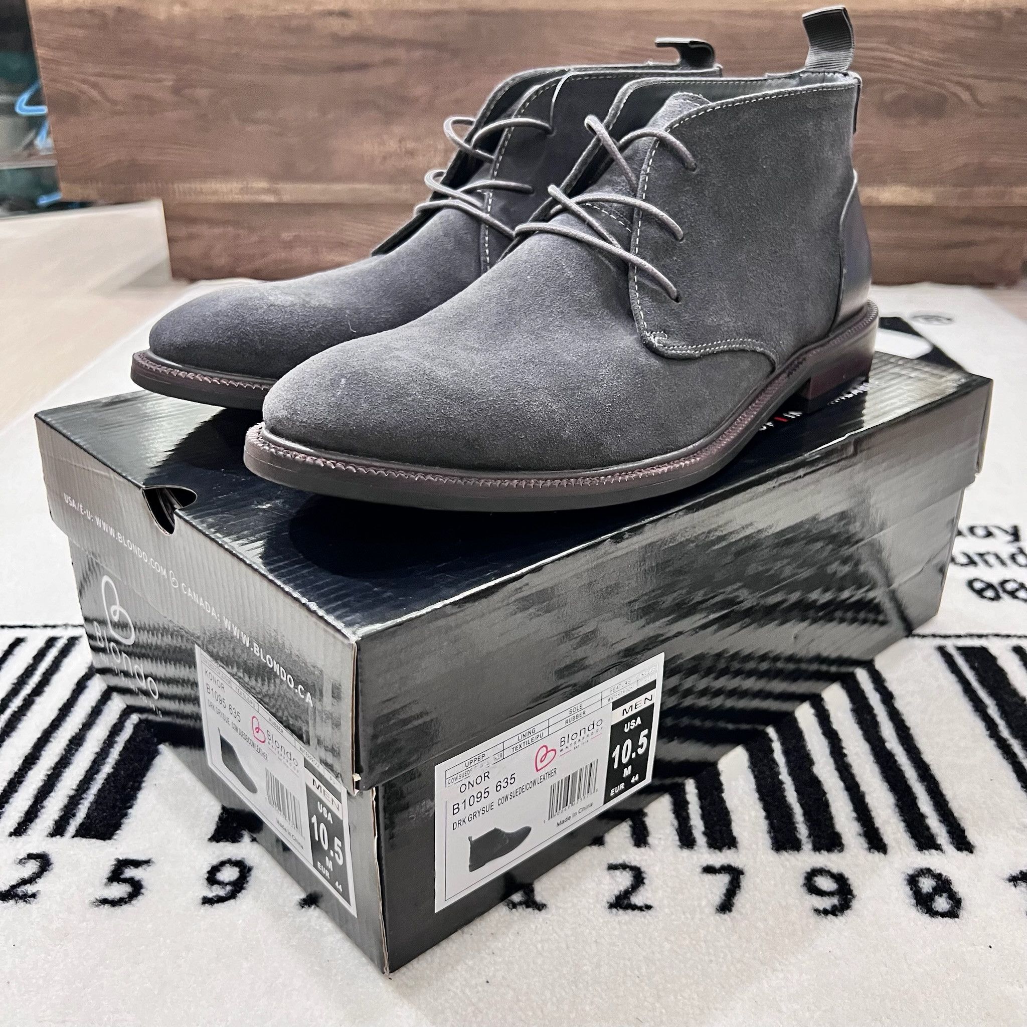 Other Blondo Suede Cow Leather Waterproof Lace Up Lug Chukka Boots Size US 10.5 / EU 43-44 - 1 Thumbnail