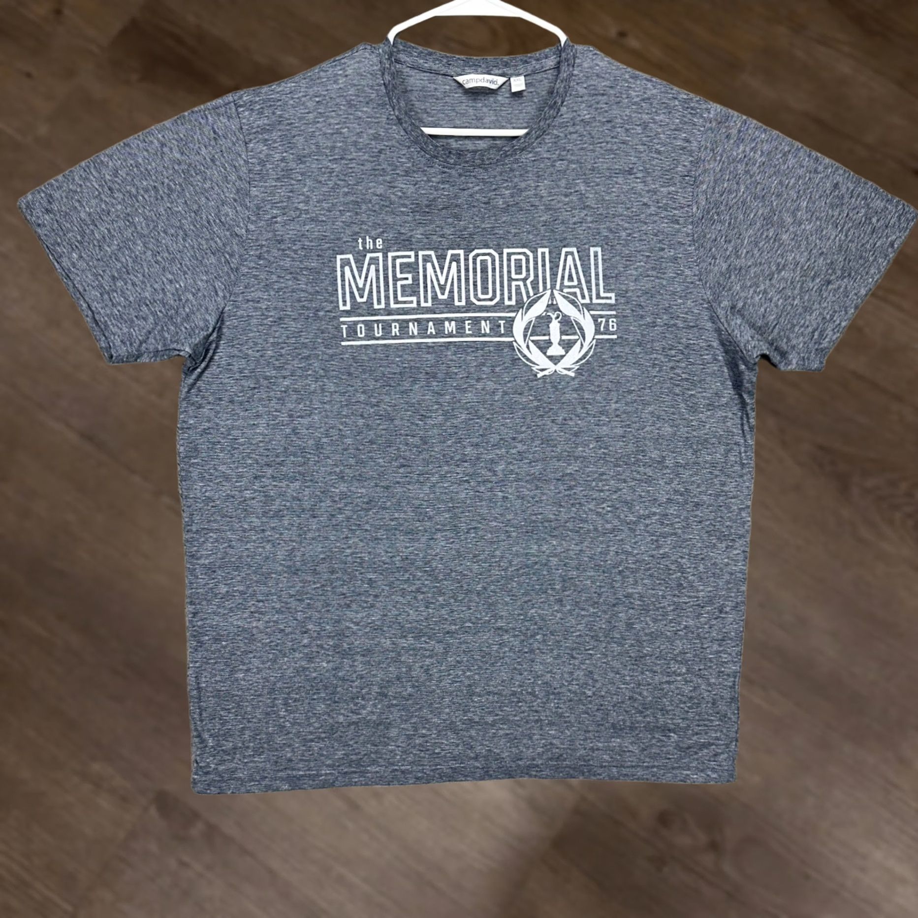 Vintage Camp David Mens T-Shirt 2XL Blue Graphic Print The Memorial Tournament Tee Shirt Adult Mens Short Sleeve Crew Neck Cotton Blend Vintage: No Size US XXL / EU 58 / 5 - 1 Thumbnail