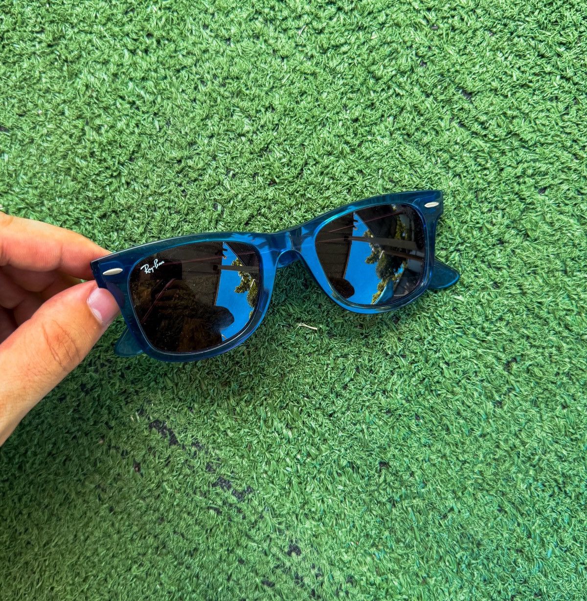RayBan Ray-Ban Wayfarer “ice pop” | Grailed