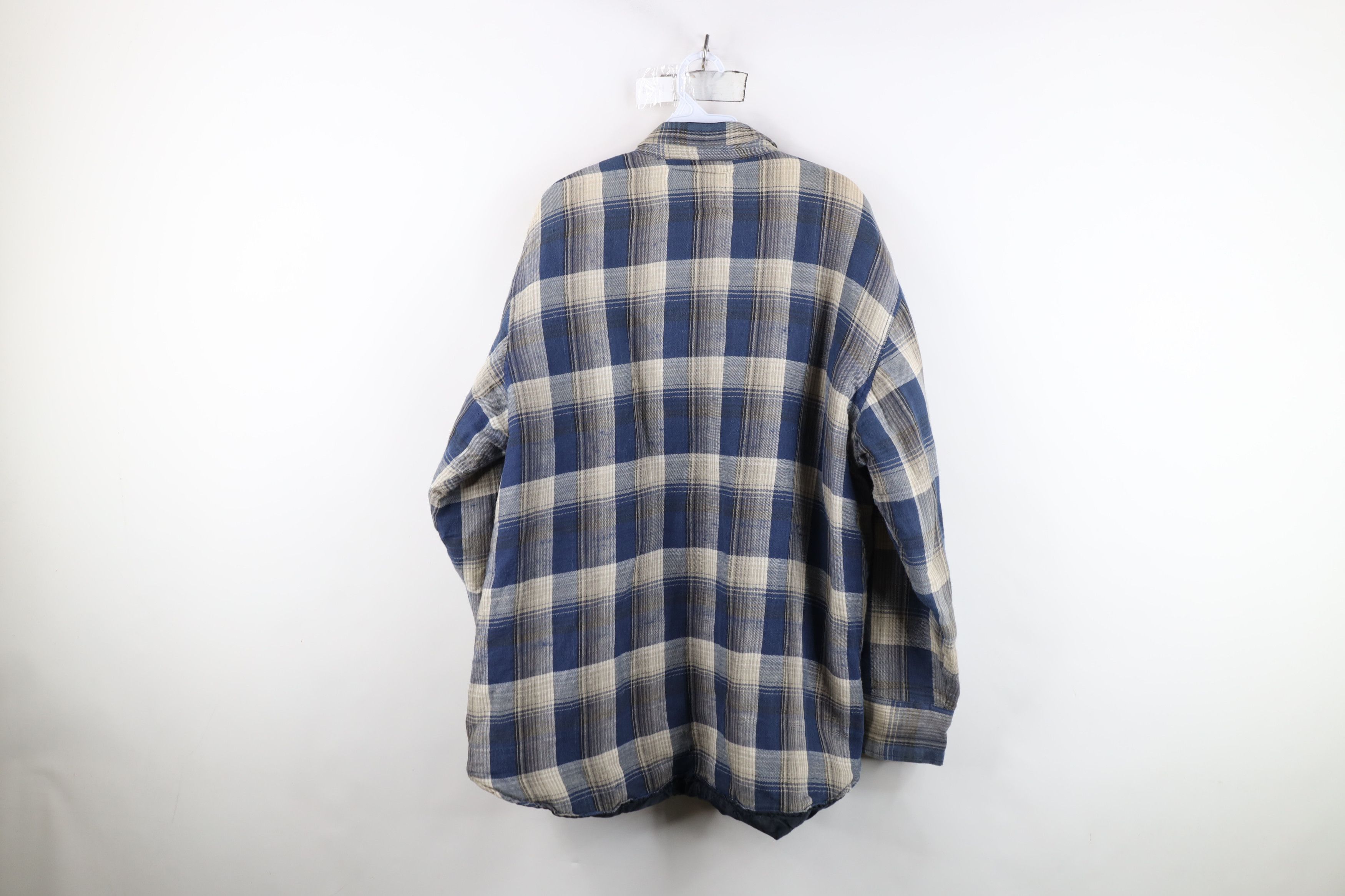 Vintage Vintage 90s Y2K Streetwear Button Shirt Jacket Jac Shirt Size US XXL / EU 58 / 5 - 12 Thumbnail