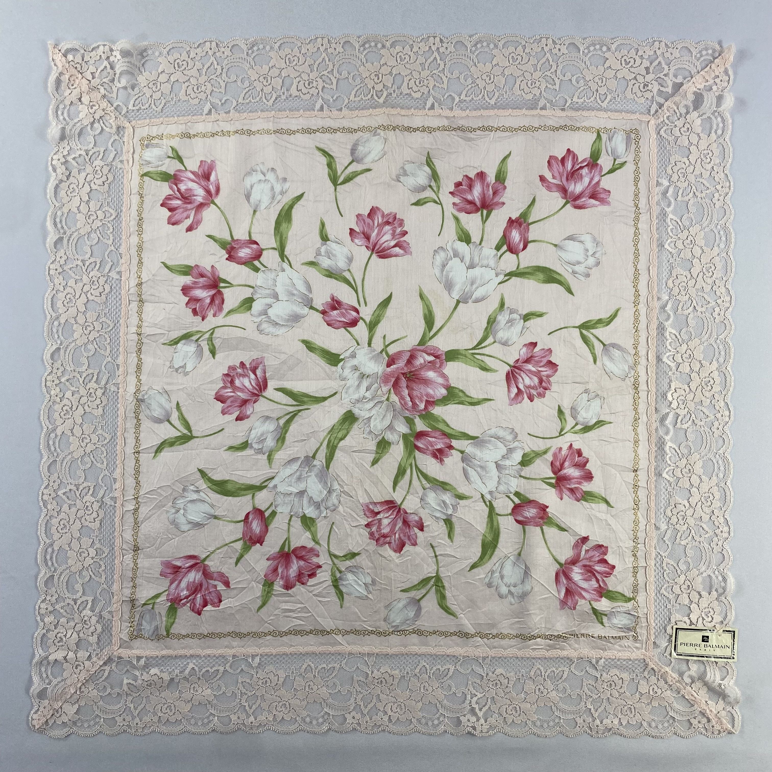Pierre Balmain × Vintage Pierre Balmain Bandana/ Handkerchief / Neckerchief-P1752 Size ONE SIZE - 1 Thumbnail