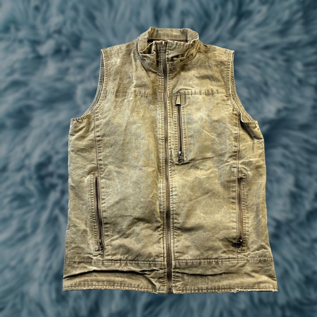 Vintage Kuhl Burr Vest Mens Small Vintage Patina Dye Fleece Lined Sleeveless Hiking Size US S / EU 44-46 / 1 - 1 Thumbnail