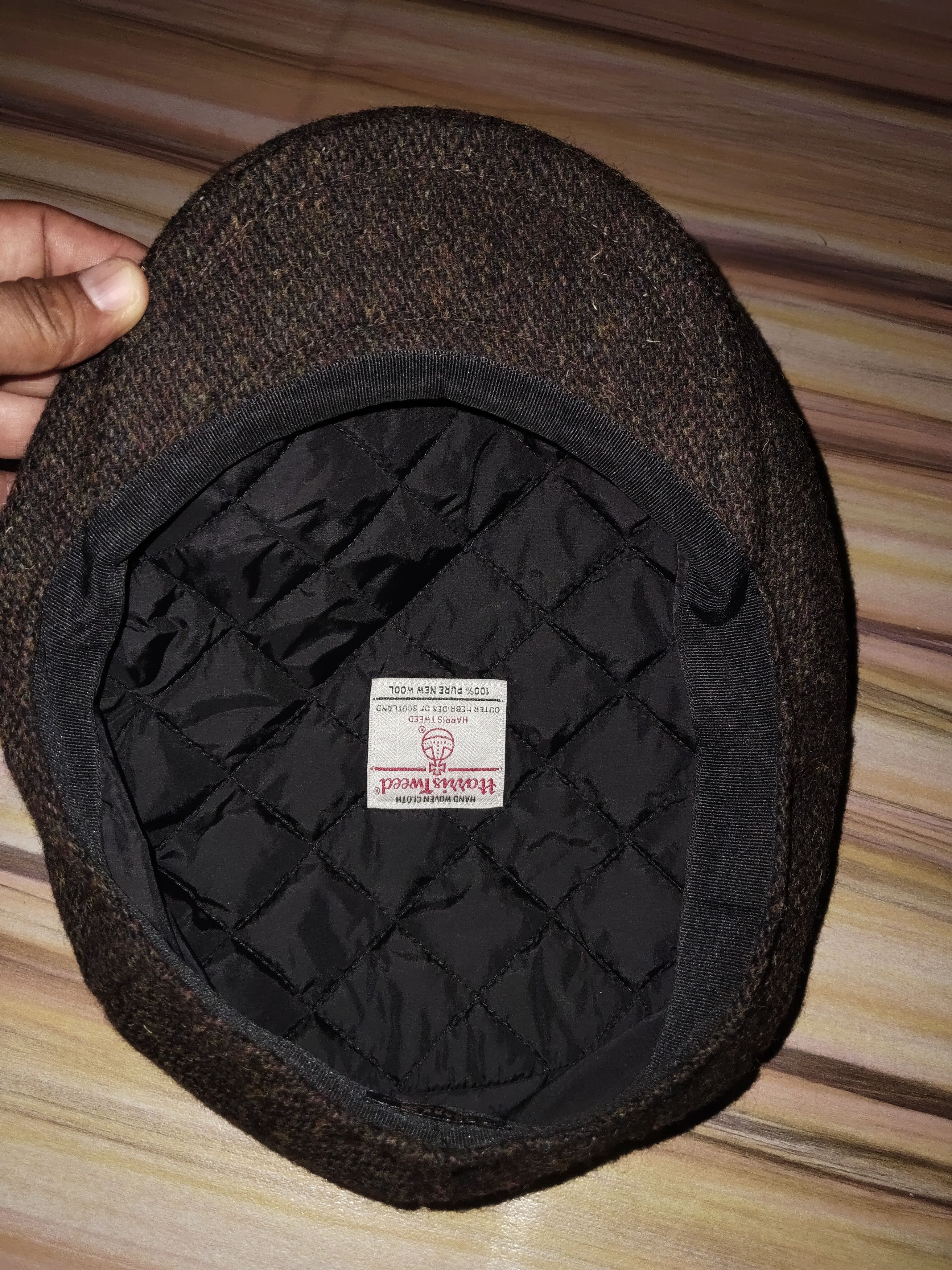 Harris Tweed HARRIS TWEED Wool Plain Cap Size ONE SIZE - 6 Thumbnail