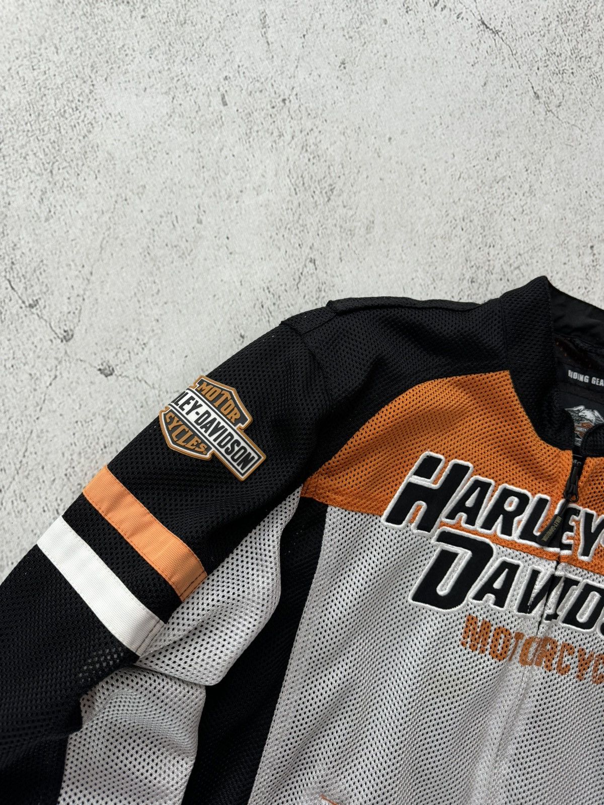 Harley Davidson × Marlboro Harley Davidson HD Vintage Riding Gear Bike Bomber Jacket Size US M / EU 48-50 / 2 - 6 Thumbnail
