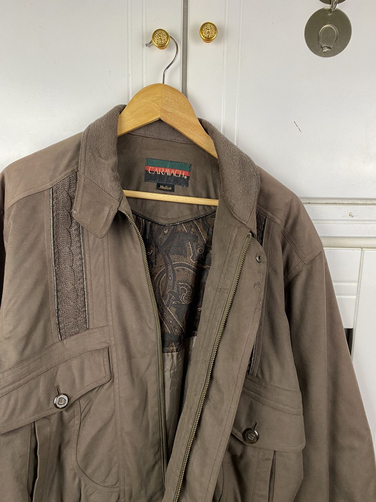 Japanese Brand × Vintage Vintage Caravach Jacket Bomber Size US M / EU 48-50 / 2 - 7 Thumbnail