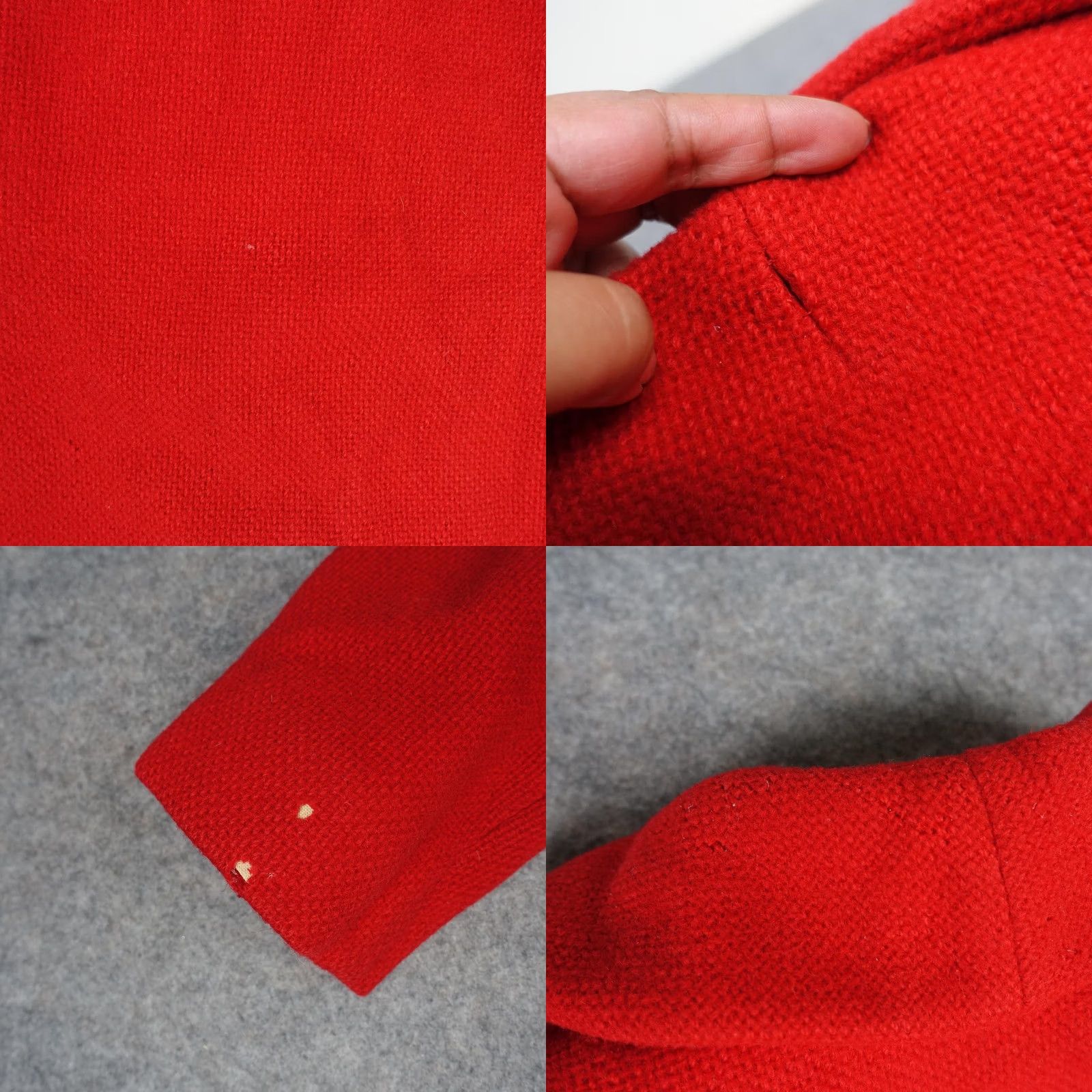 Vintage VINTAGE Lilli Ann Coat Womens Large Red Wool Overcoat 50s Paris San Francisco Size L / US 10 / IT 46 - 10 Thumbnail